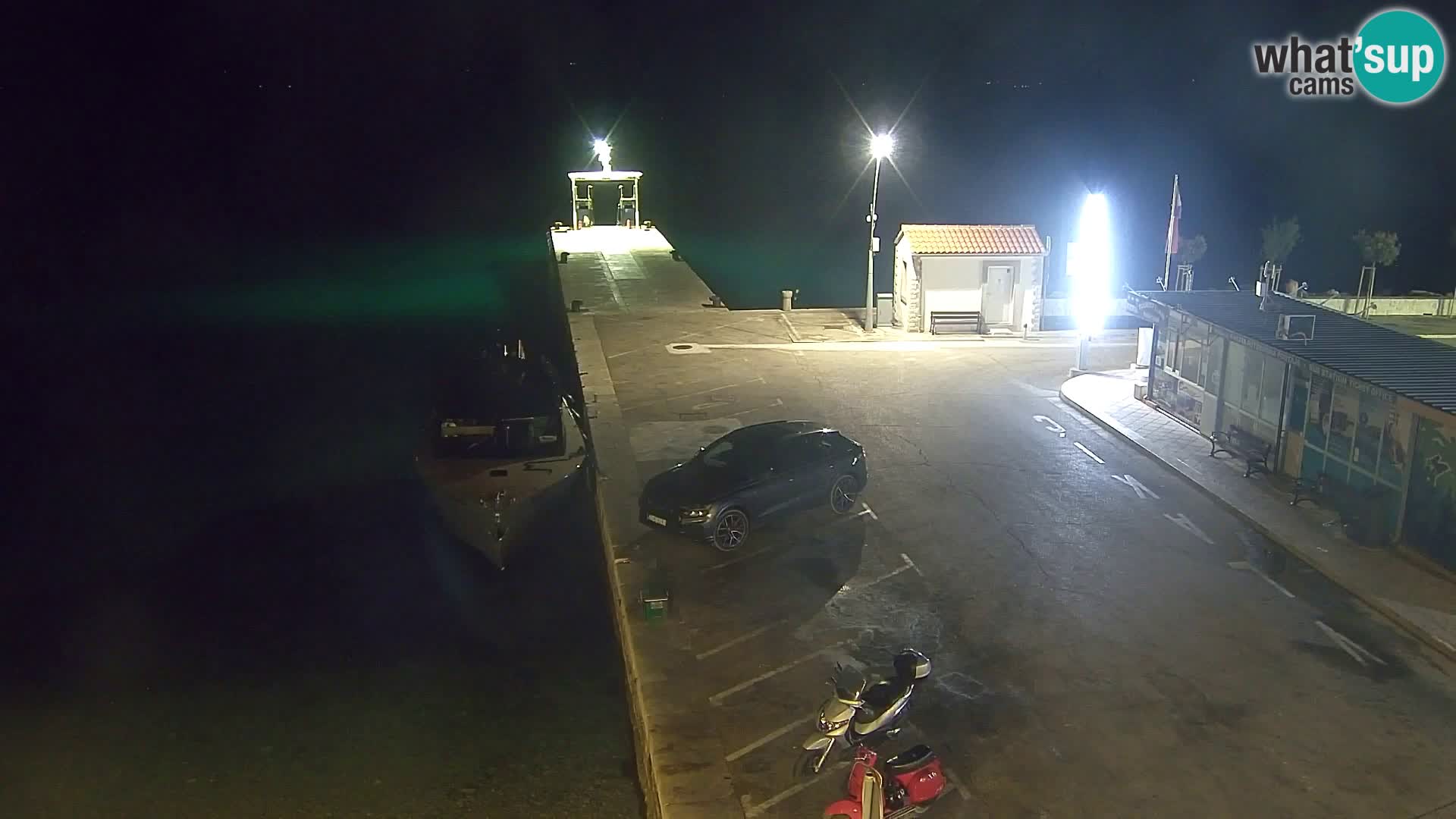 Webcam Bol Centro e Marina – Vista live dal porto di Bol
