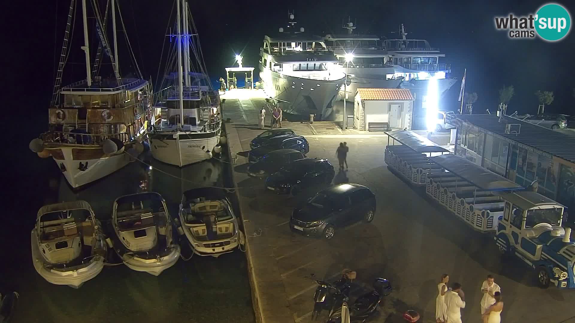 Webcam Bol Centre-Ville & Marina – Vue en direct depuis Bol, île de Brač