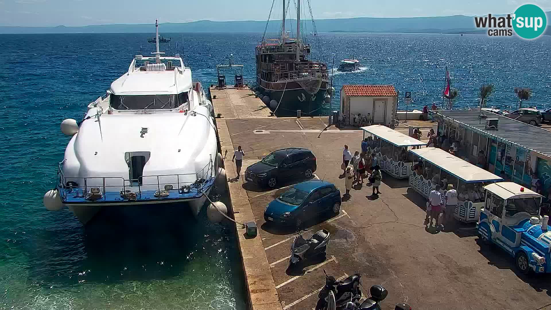 Webcam Bol Centre-Ville & Marina – Vue en direct depuis Bol, île de Brač