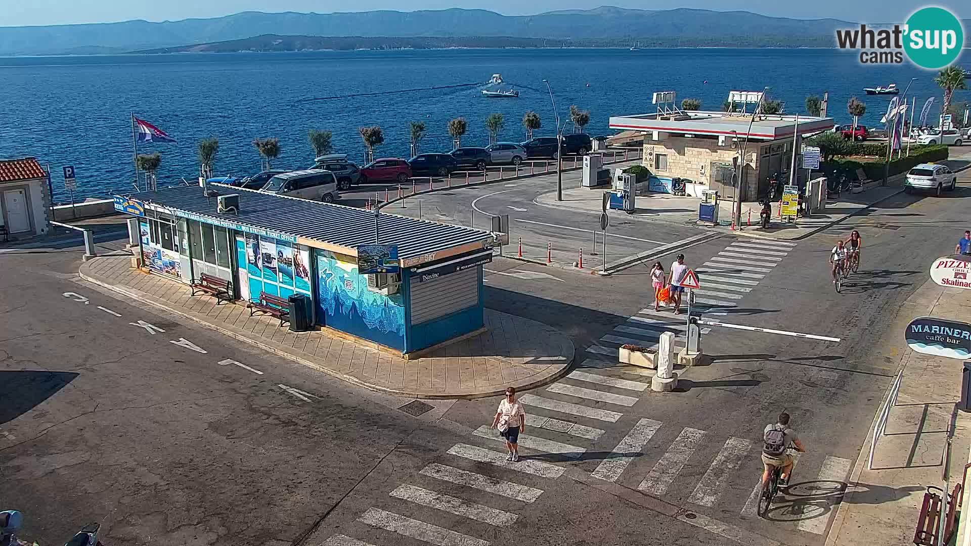 Webcam Bol Centre-Ville & Marina – Vue en direct depuis Bol, île de Brač