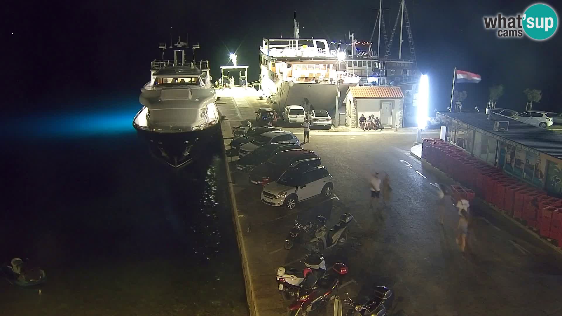 Webcam Bol Centre-Ville & Marina – Vue en direct depuis Bol, île de Brač