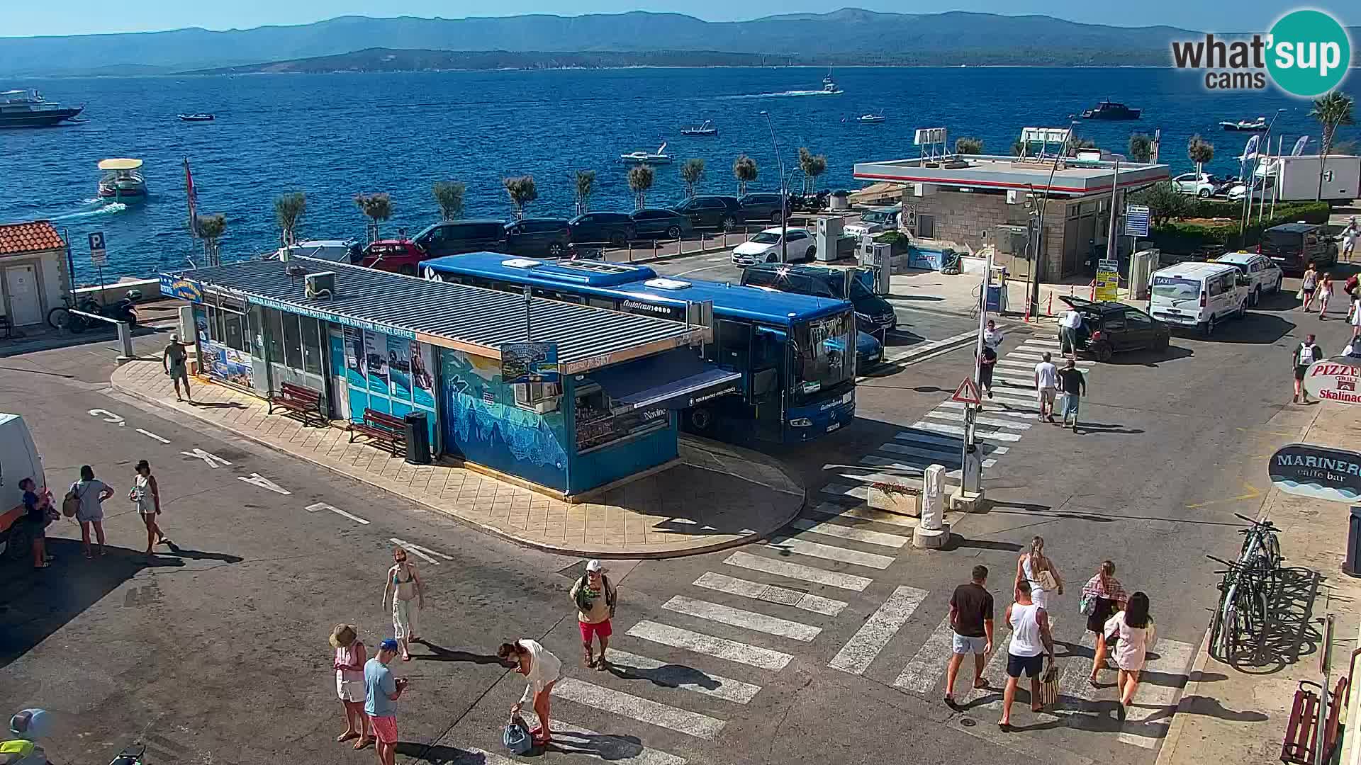 Webcam Bol Centre-Ville & Marina – Vue en direct depuis Bol, île de Brač