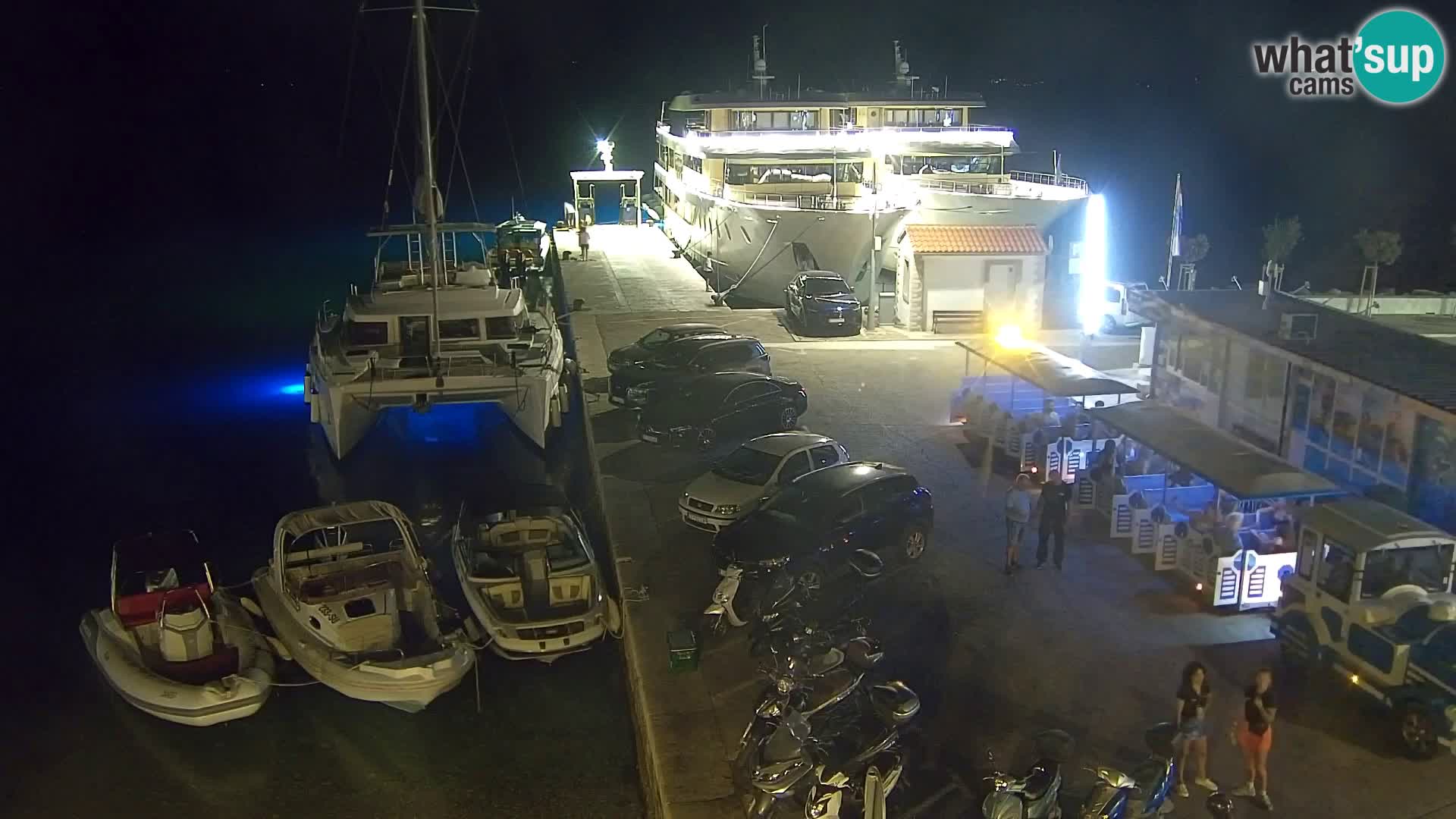 Webcam Bol centre-ville & marina – Vue en direct depuis Bol, île de Brač