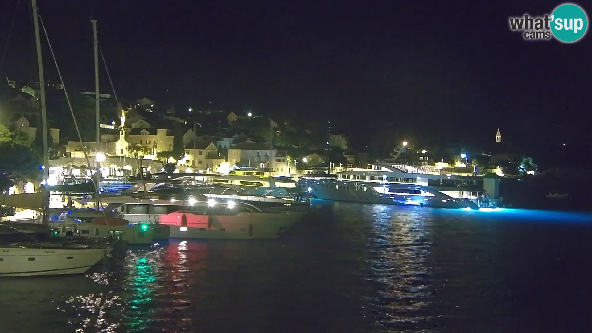 Webcam Bol centre-ville & marina – Vue en direct depuis Bol, île de Brač