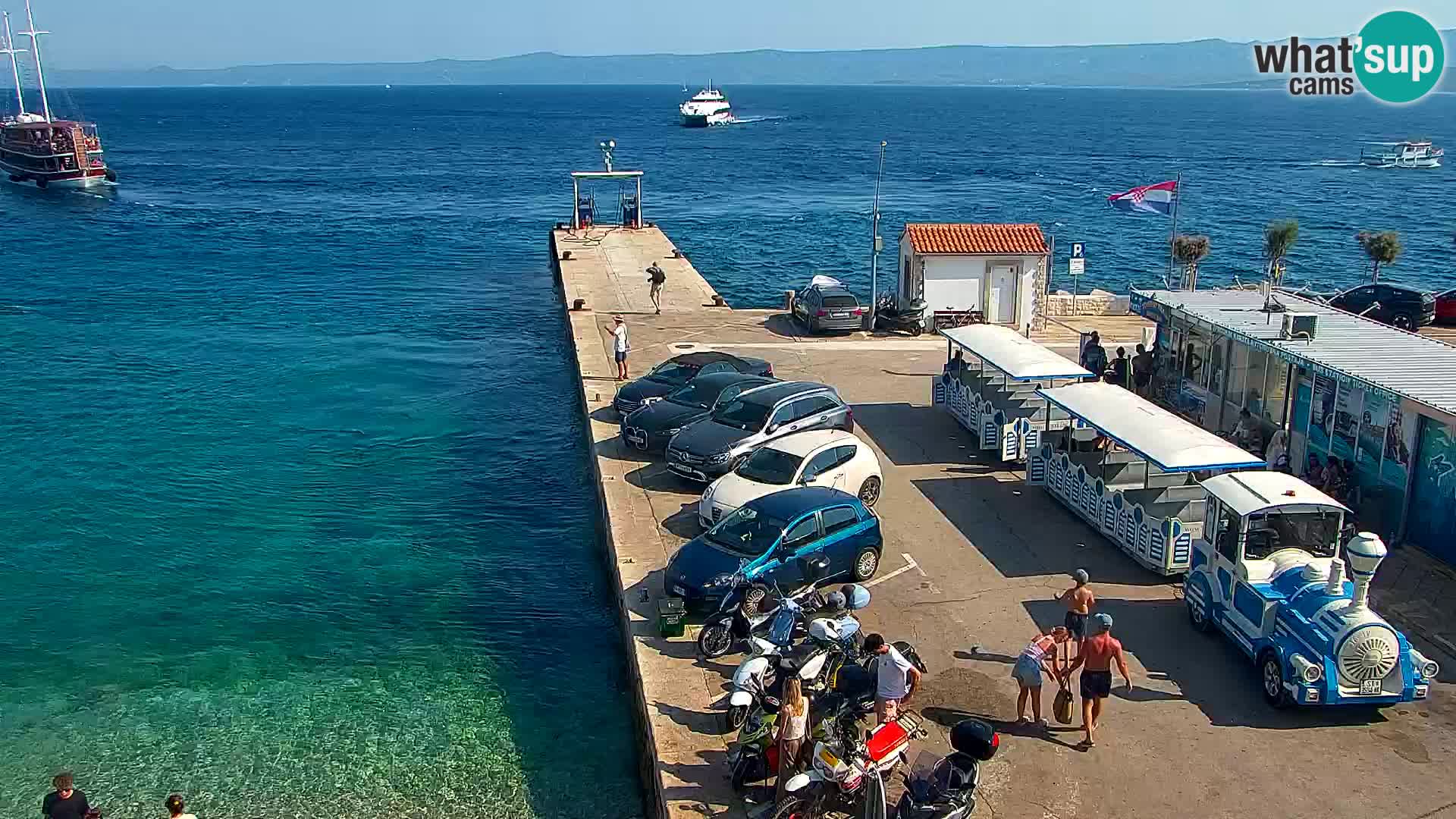 Webcam Bol centre-ville & marina – Vue en direct depuis Bol, île de Brač