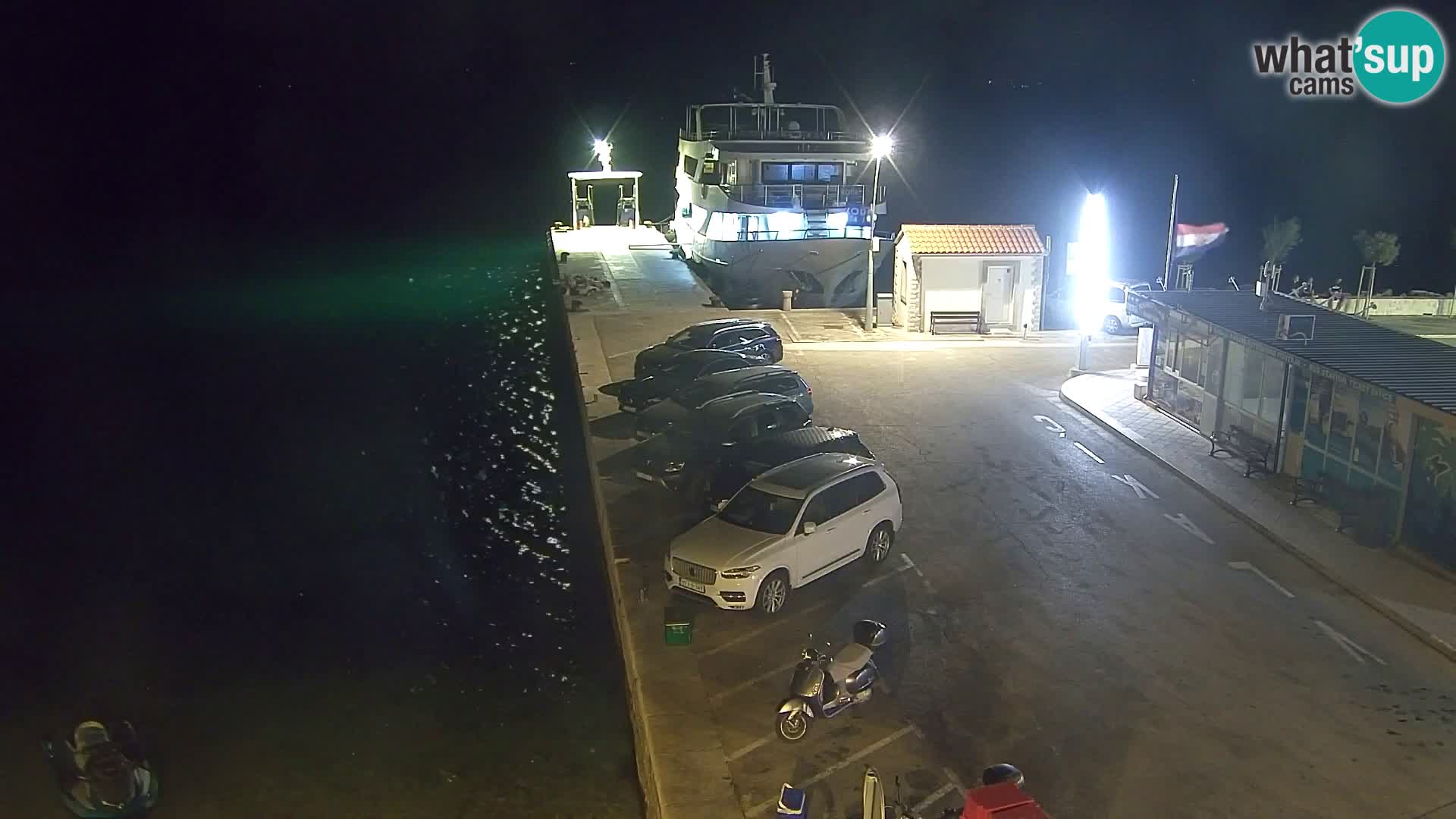 Webcam Bol centre-ville & marina – Vue en direct depuis Bol, île de Brač