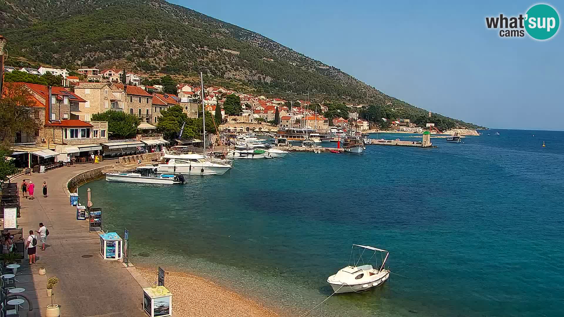 Webcam Bol Town Center & Marina – Live View from Bol, Brač