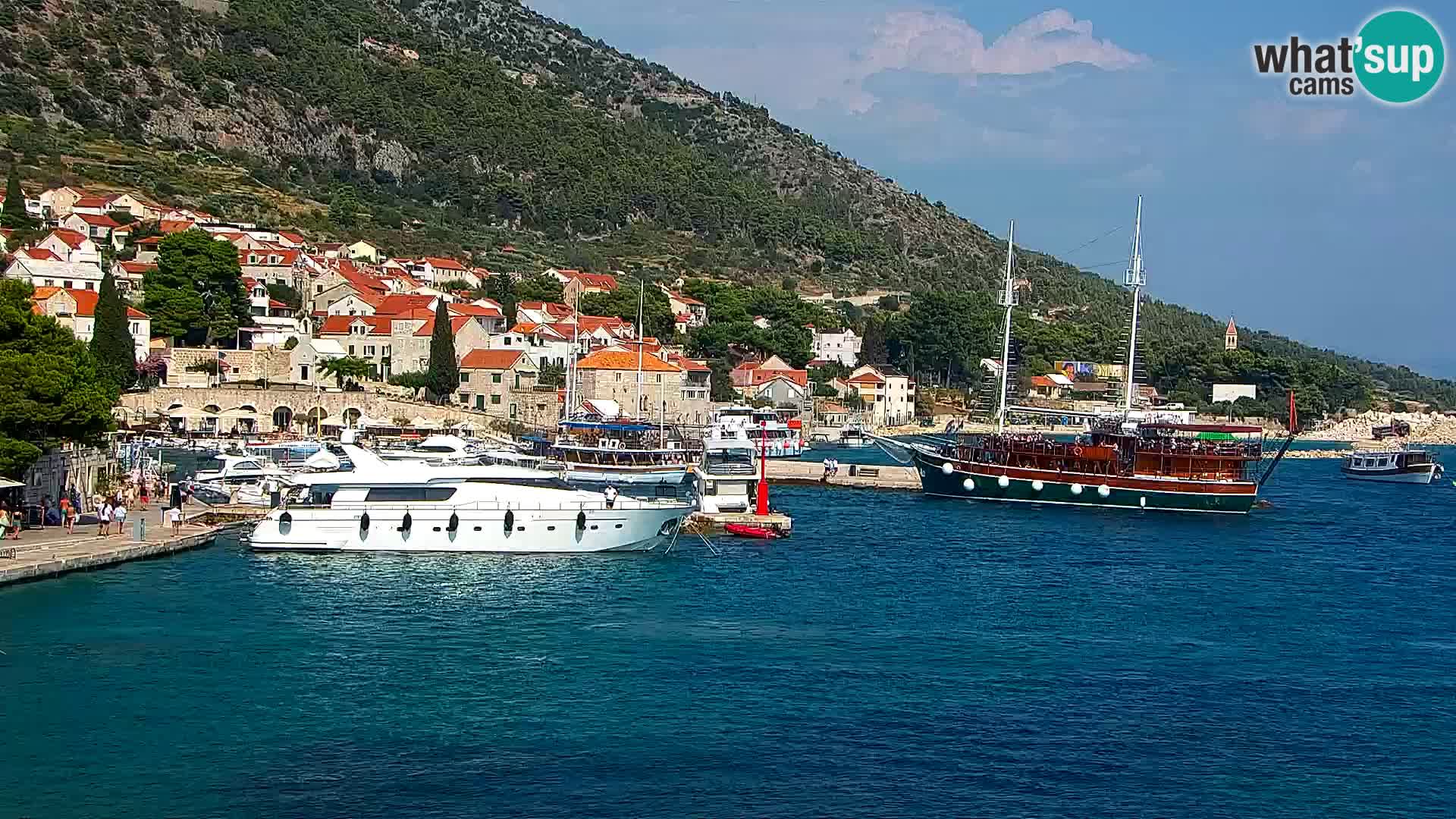 Webcam Bol Town Center & Marina – Live View from Bol, Brač