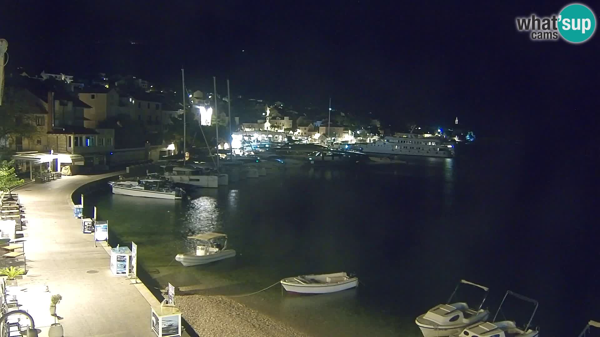Webcam Bol Hafen & Ortszentrum – Liveblick aus Bol auf der Insel Brač