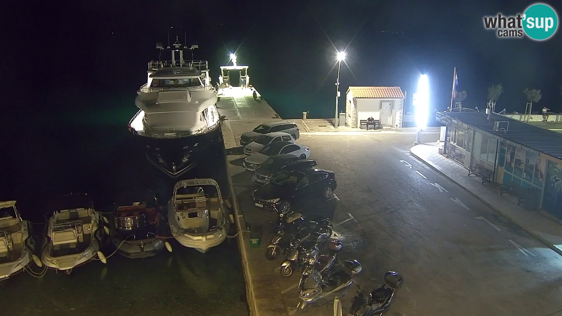 Webcam Bol Hafen & Ortszentrum – Liveblick aus Bol auf der Insel Brač