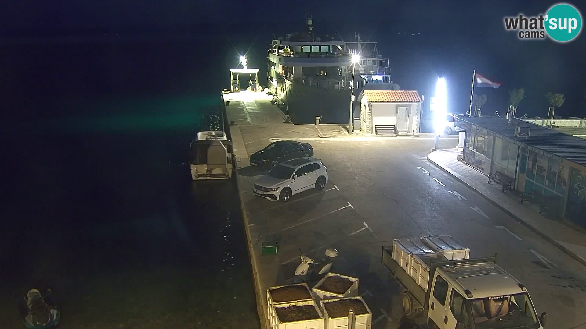 Webcam Bol Centre-Ville & Marina – Vue en direct depuis Bol, île de Brač