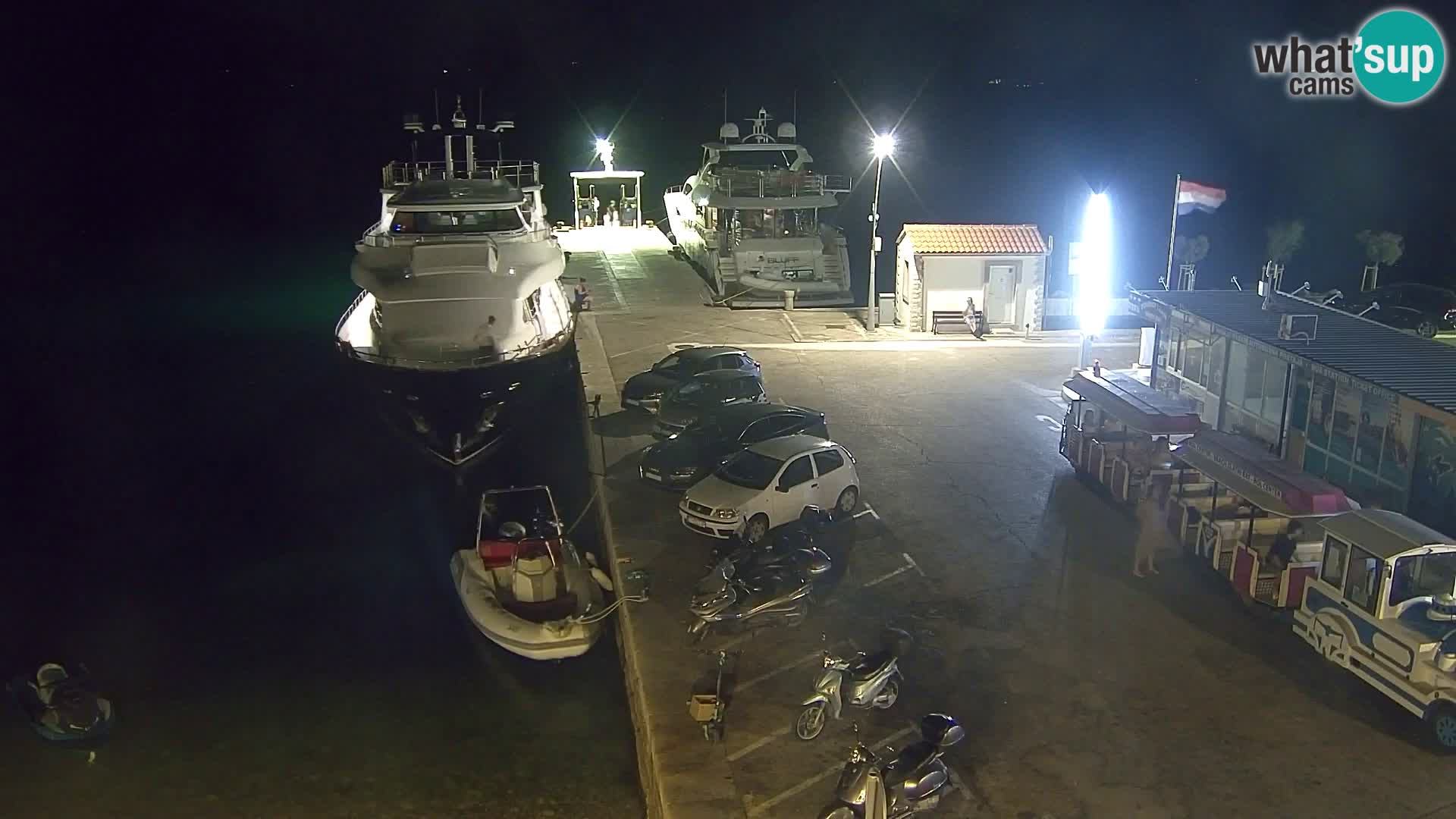 Webcam Bol Centre-Ville & Marina – Vue en direct depuis Bol, île de Brač