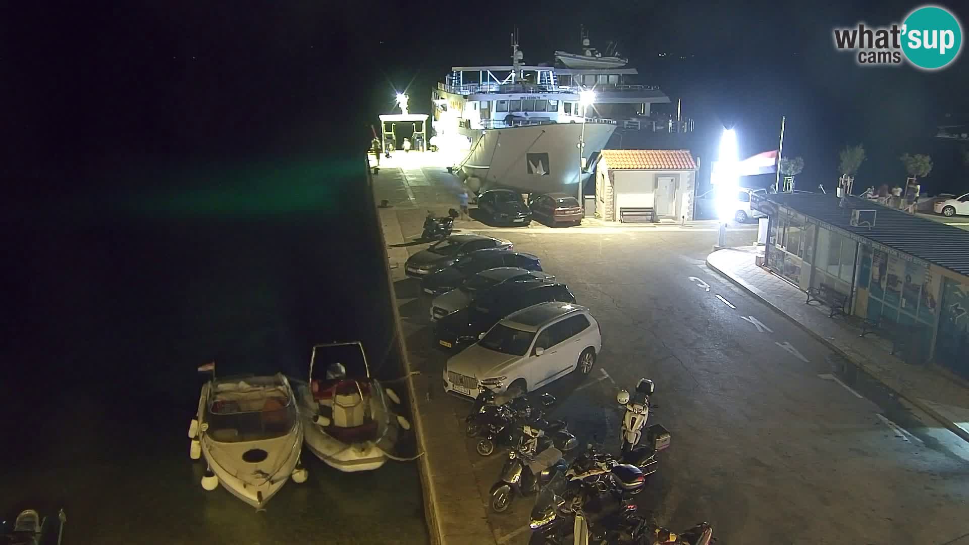 Webcam Bol Centre-Ville & Marina – Vue en direct depuis Bol, île de Brač