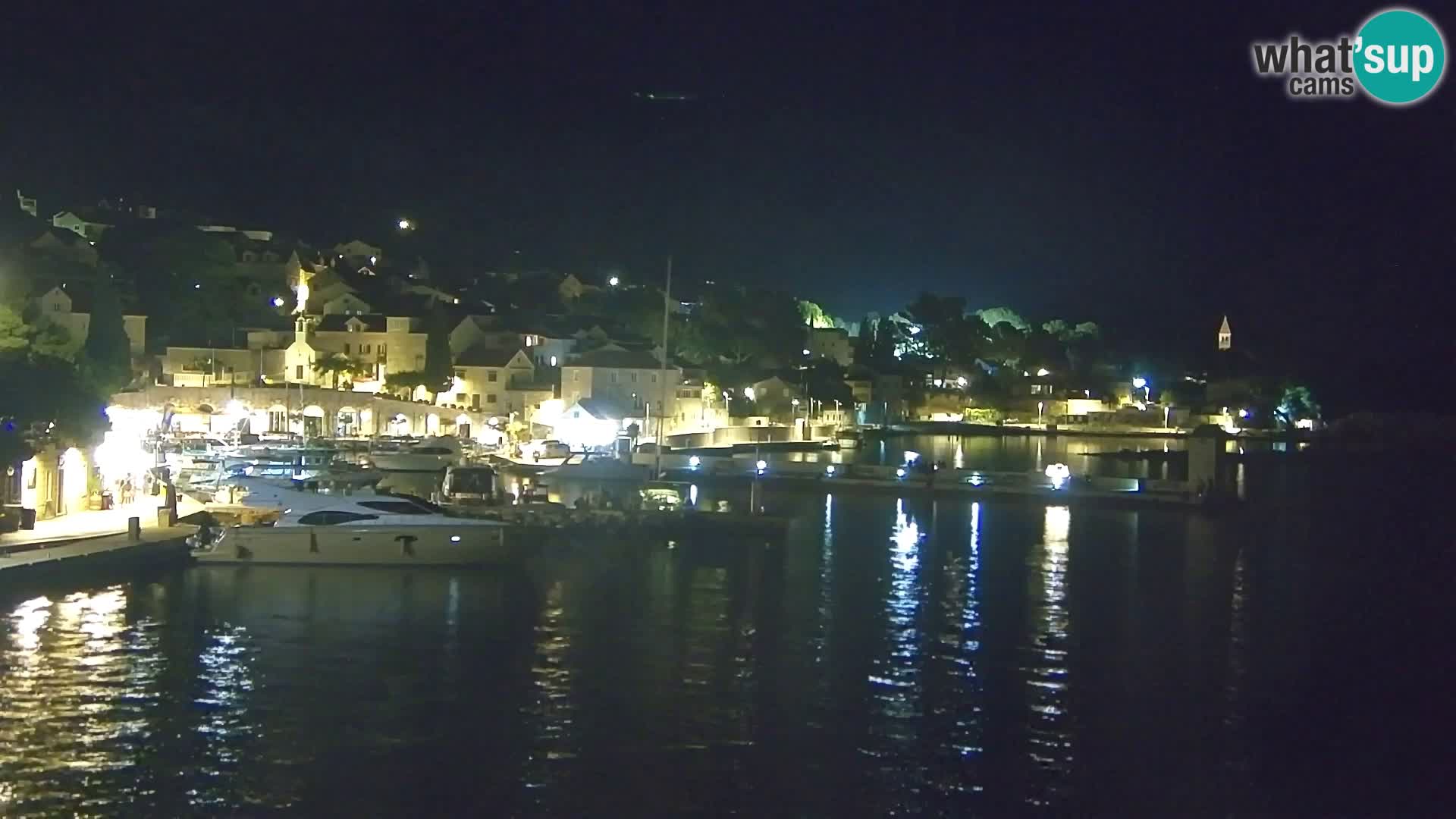 Webcam Bol centre-ville & marina – Vue en direct depuis Bol, île de Brač