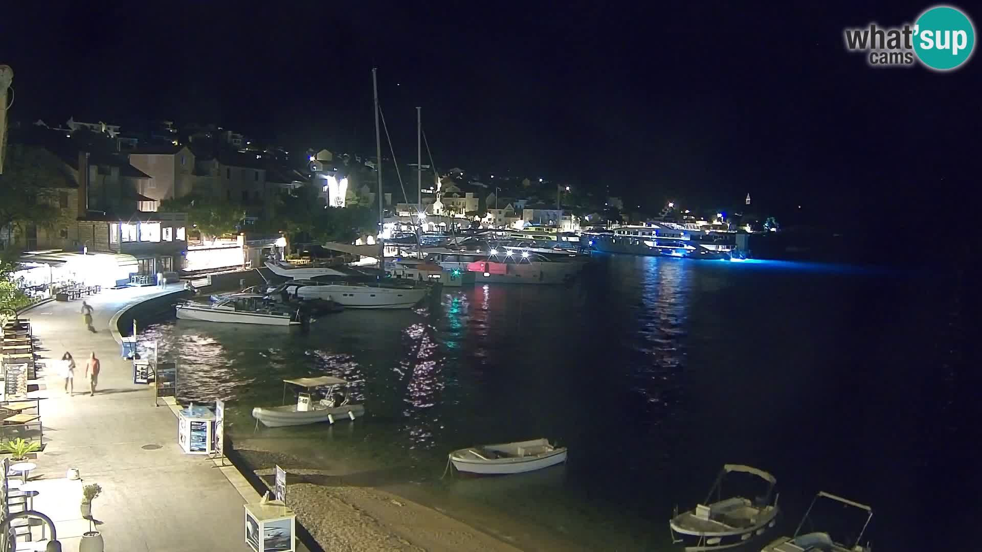 Webcam Bol Hafen & Ortszentrum – Liveblick aus Bol auf der Insel Brač