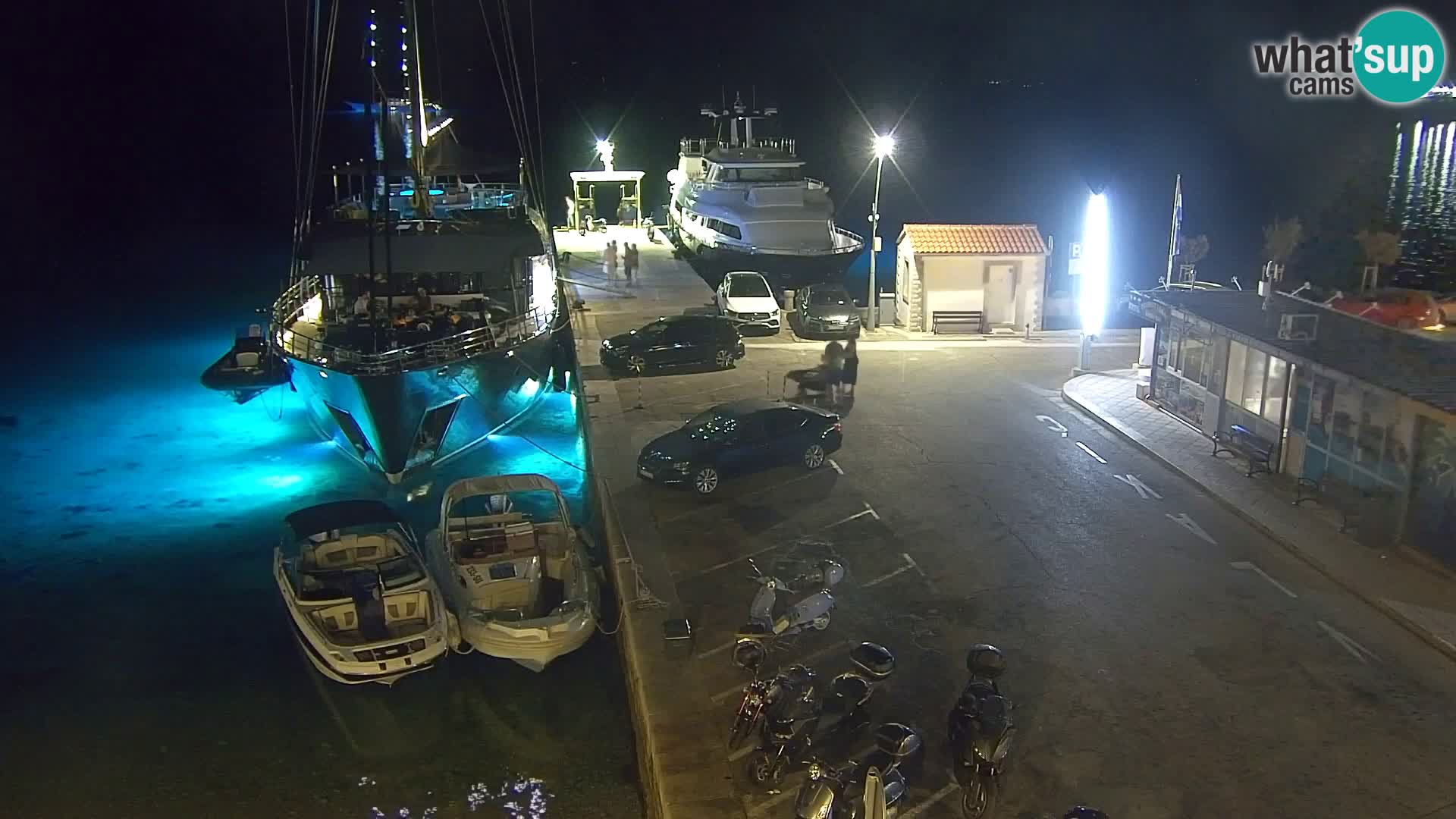 Webcam Bol centre-ville & marina – Vue en direct depuis Bol, île de Brač