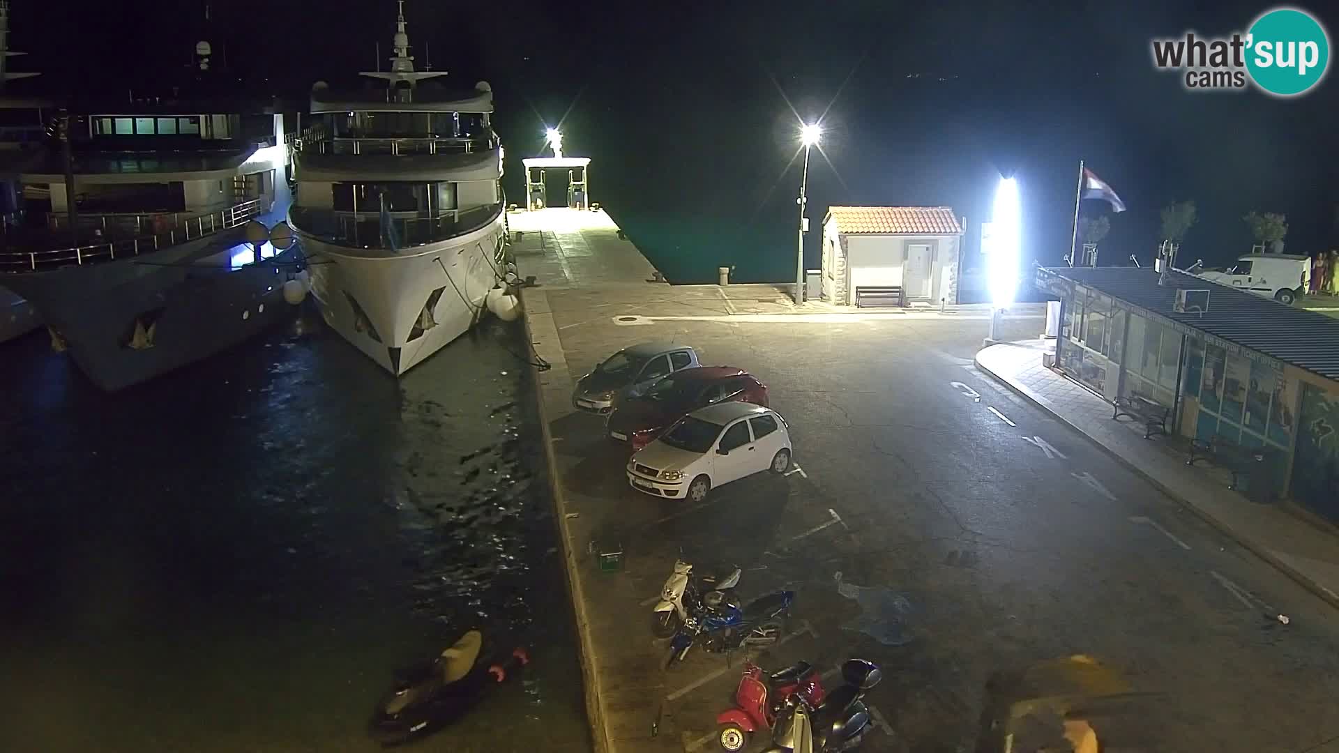 Webcam Bol Hafen & Ortszentrum – Liveblick aus Bol auf der Insel Brač