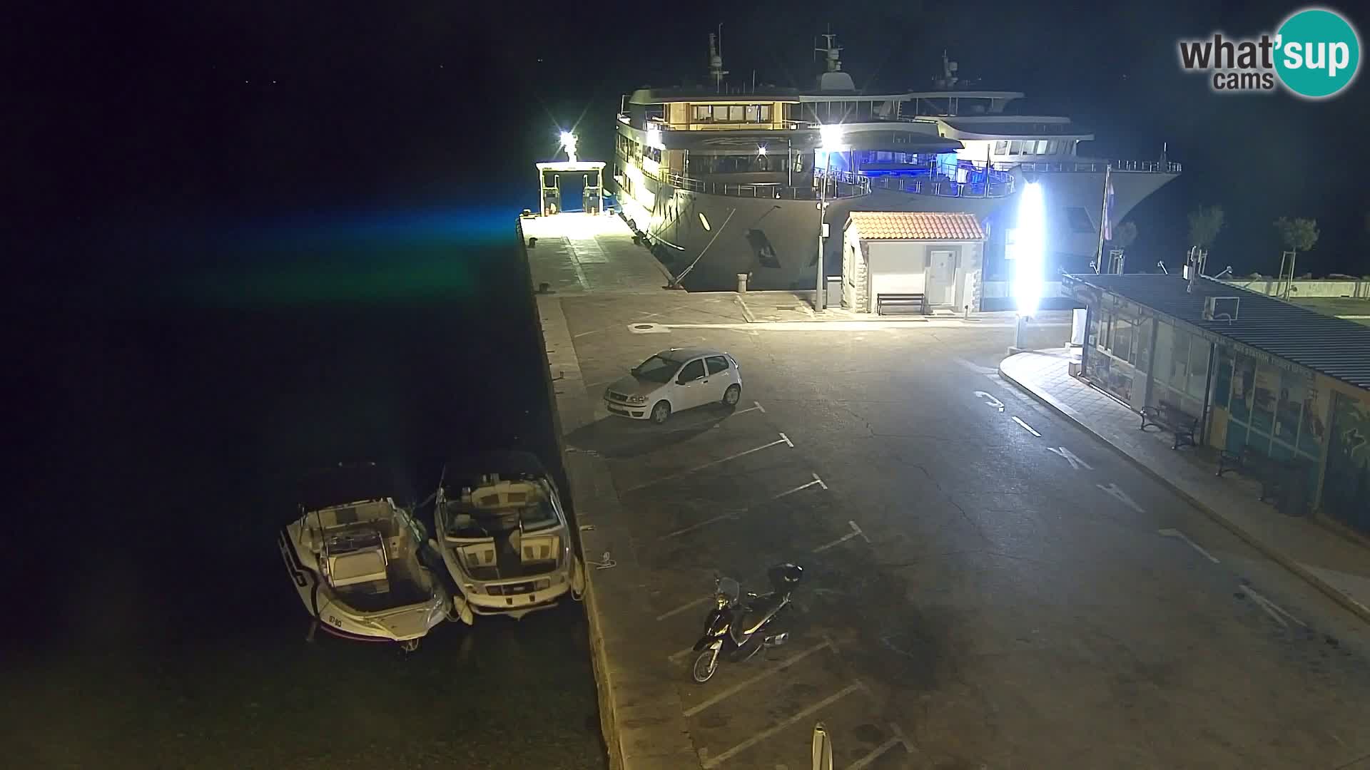 Webcam Bol Hafen & Ortszentrum – Liveblick aus Bol auf der Insel Brač