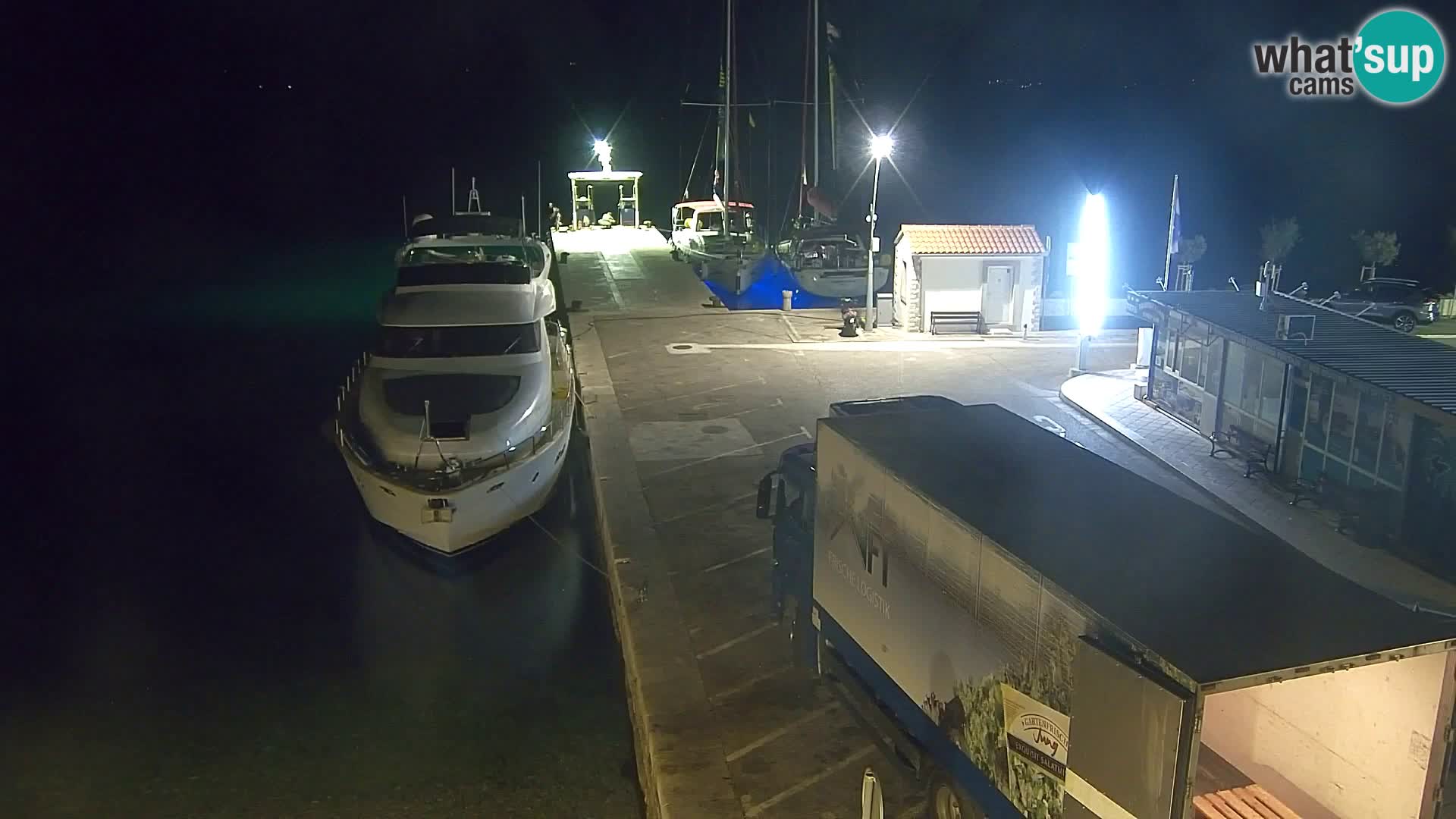 Webcam Bol centre-ville & marina – Vue en direct depuis Bol, île de Brač