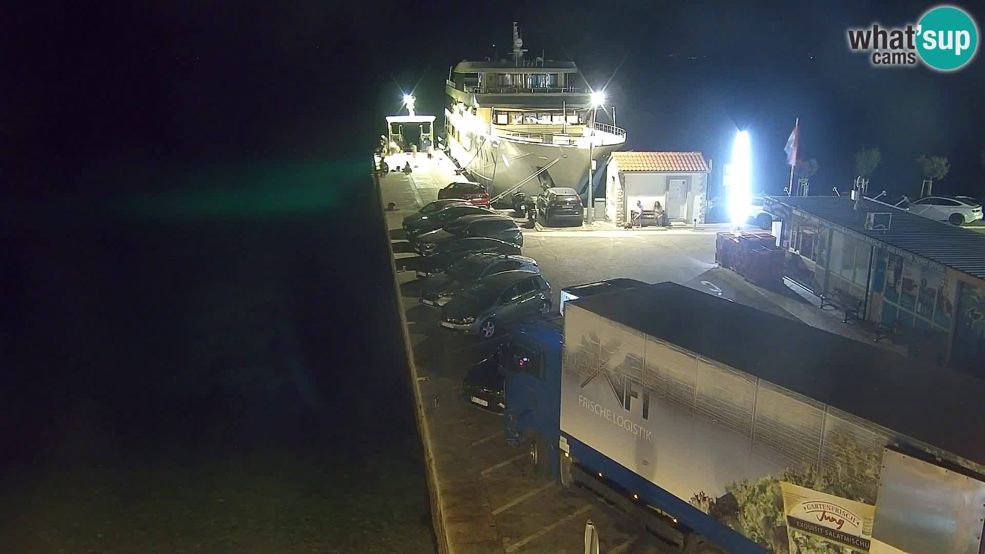 Webcam Bol Centro e Marina – Vista live dal porto di Bol
