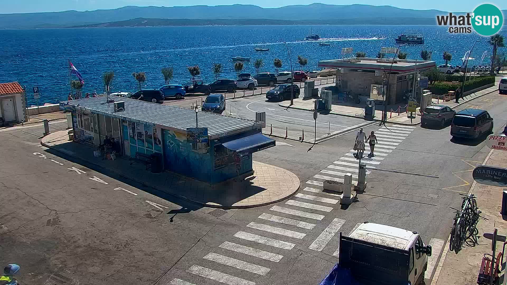 Webcam Bol Hafen & Ortszentrum – Liveblick aus Bol auf der Insel Brač
