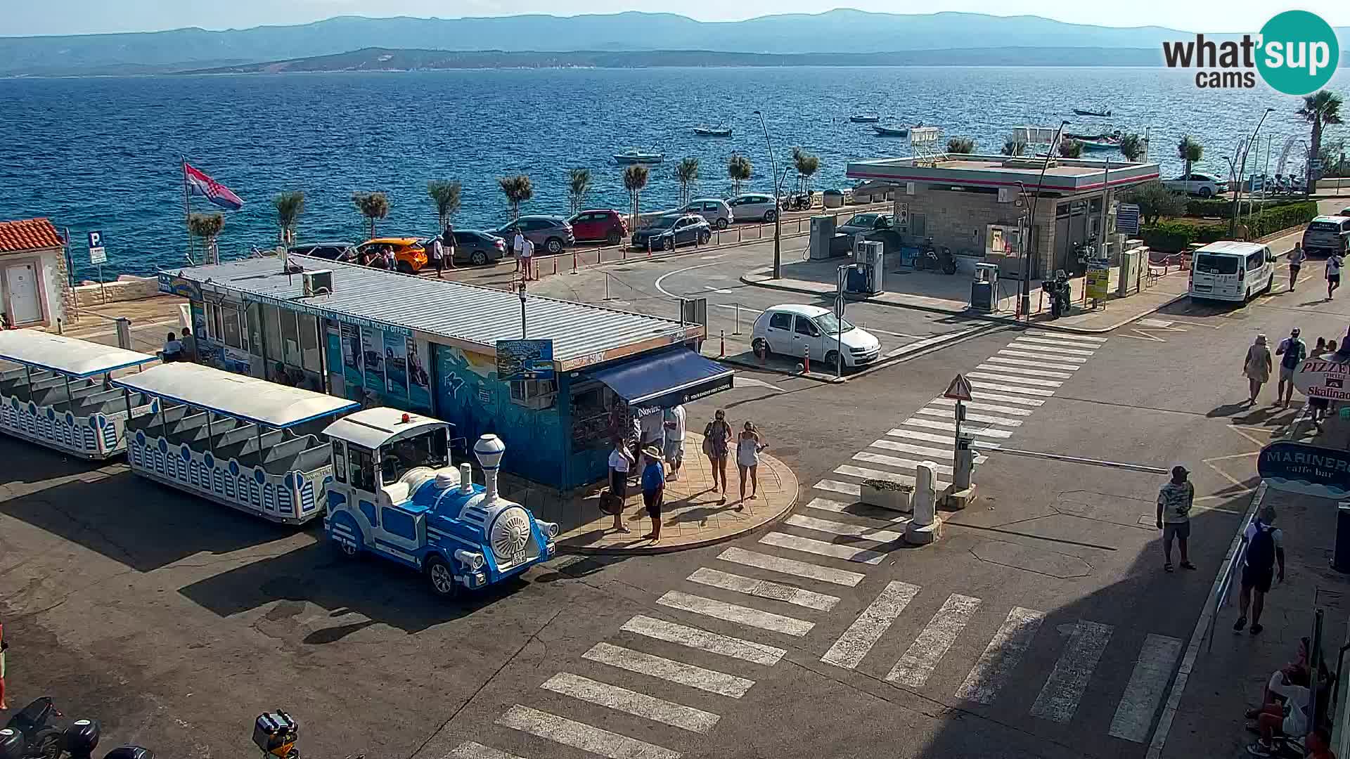 Webcam Bol centre-ville & marina – Vue en direct depuis Bol, île de Brač