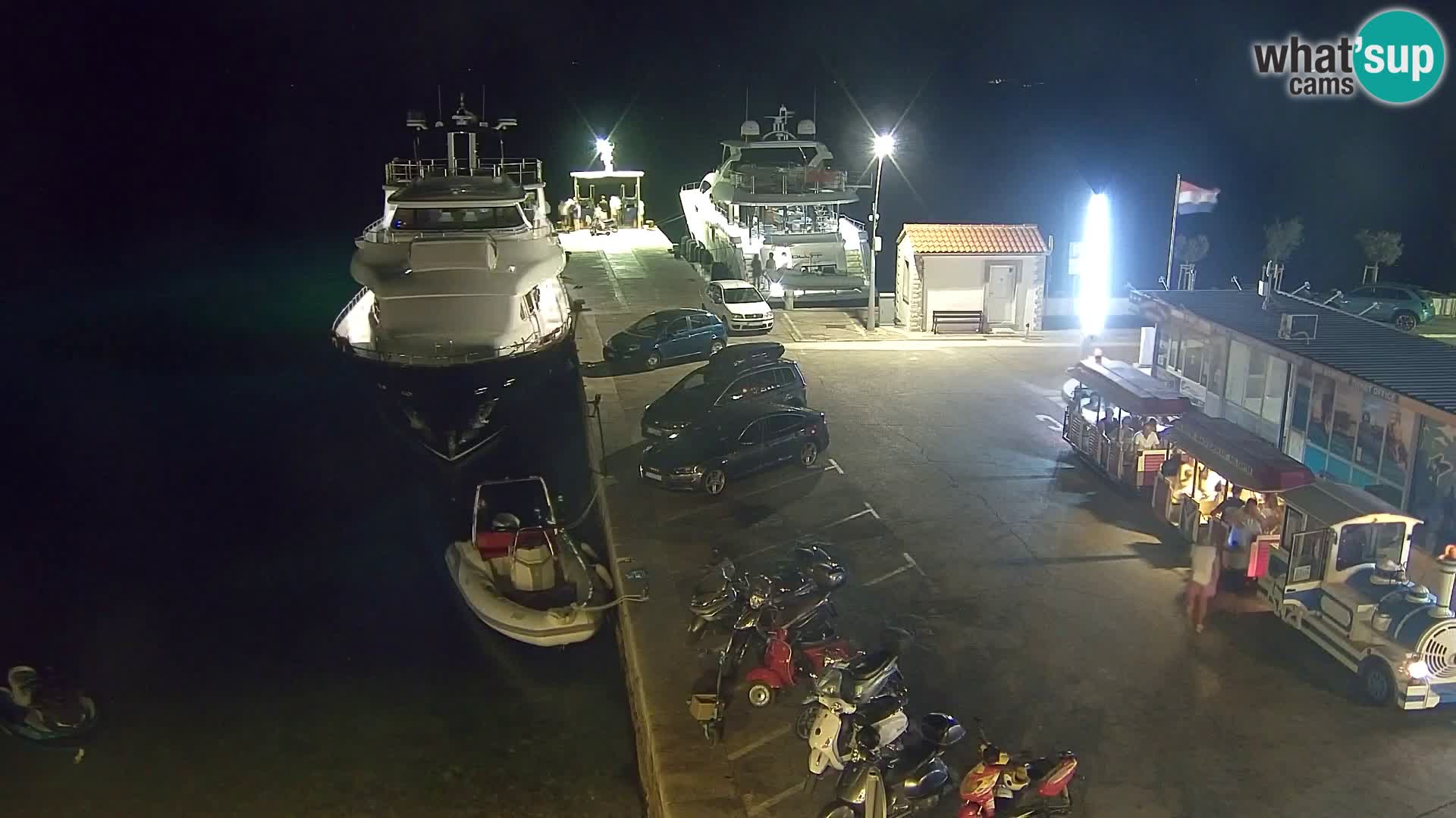 Webcam Bol Centre-Ville & Marina – Vue en direct depuis Bol, île de Brač