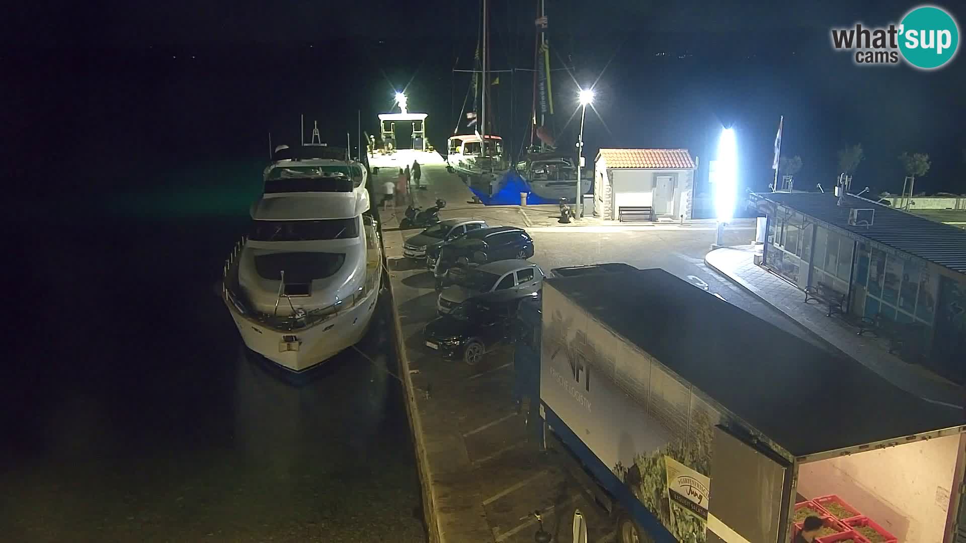Spletna kamera Bol – Center mesta in marina v živo