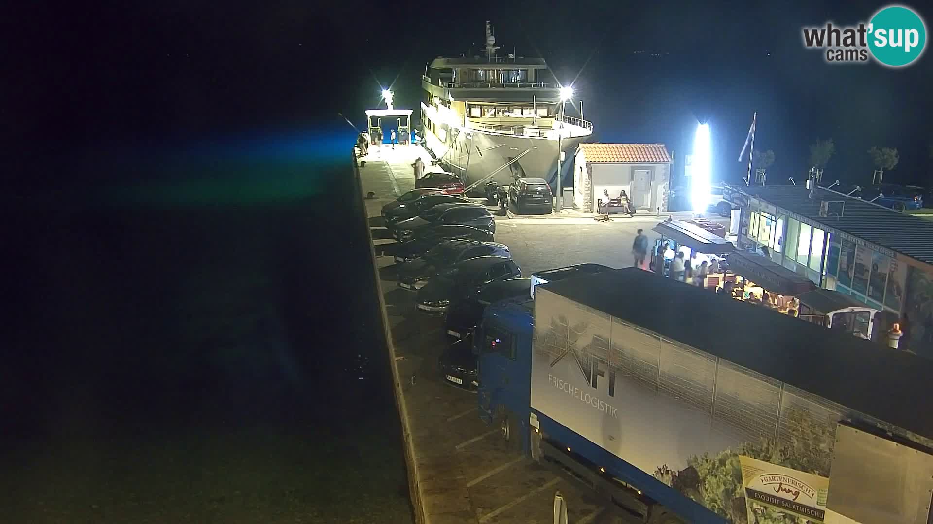 Webcam Bol Centro e Marina – Vista live dal porto di Bol