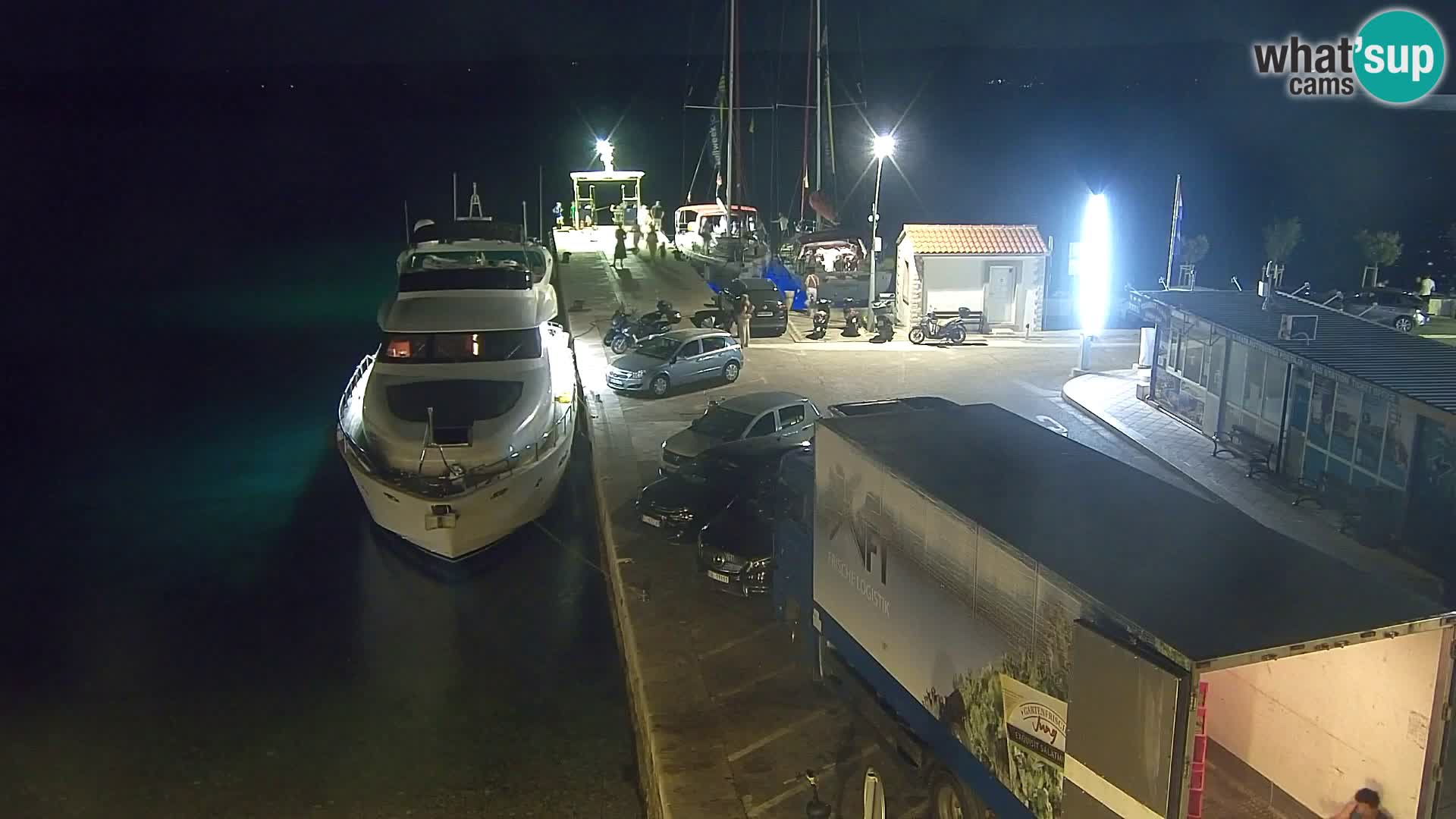Webcam Bol centre-ville & marina – Vue en direct depuis Bol, île de Brač