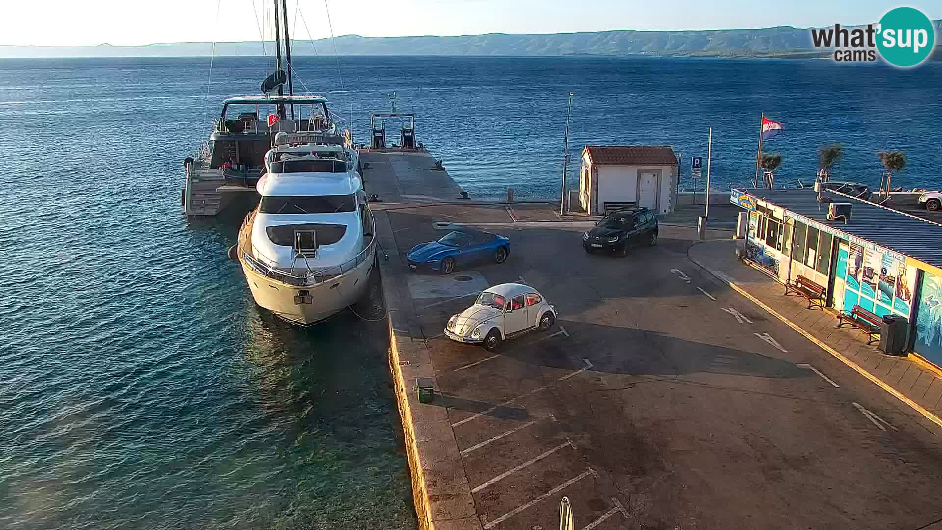 Webcam Bol Centre-Ville & Marina – Vue en direct depuis Bol, île de Brač