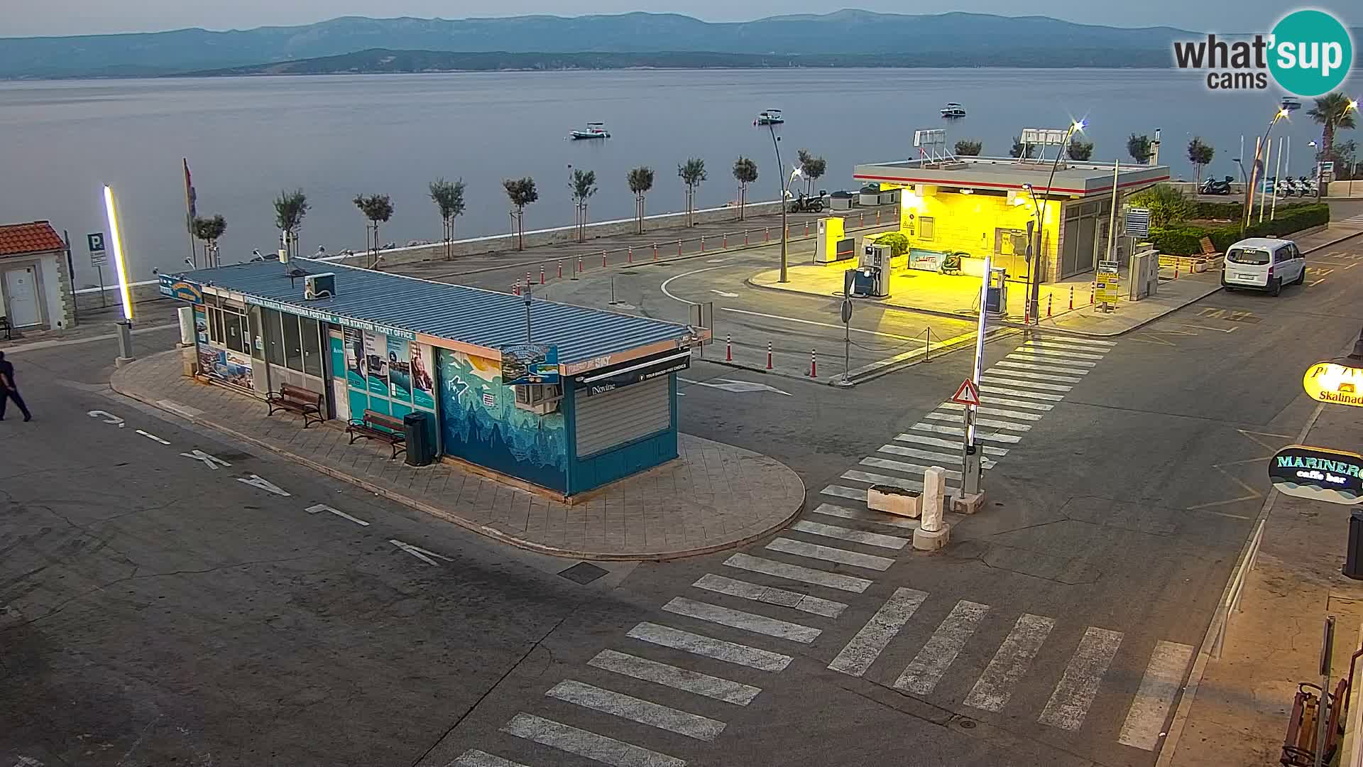 Webcam Bol centre-ville & marina – Vue en direct depuis Bol, île de Brač