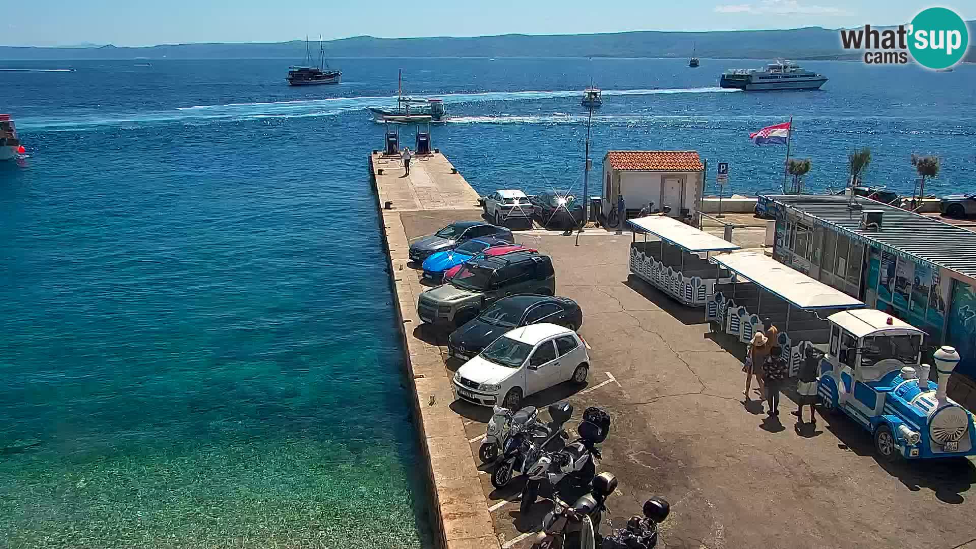 Webcam Bol Centre-Ville & Marina – Vue en direct depuis Bol, île de Brač