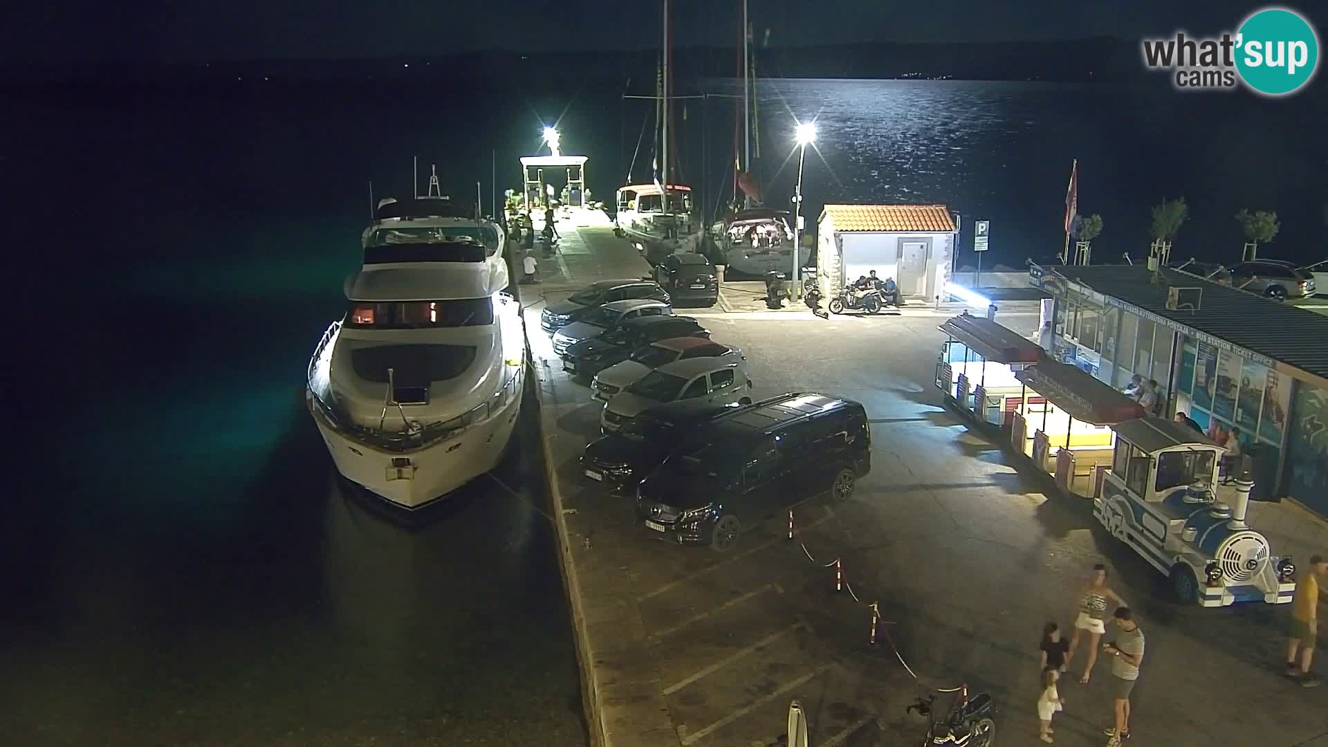 Webcam Bol Centre-Ville & Marina – Vue en direct depuis Bol, île de Brač