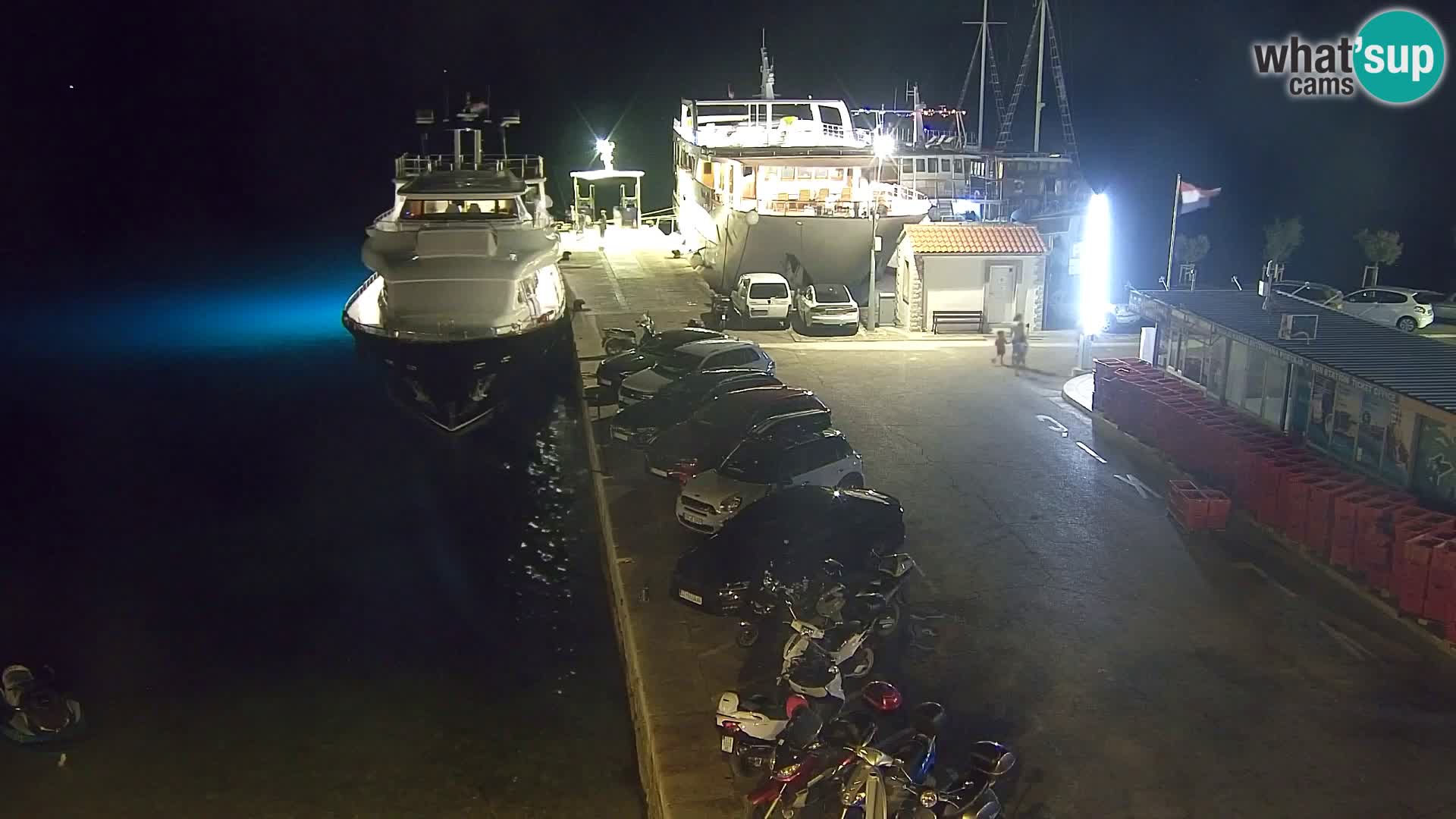 Webcam Bol Centre-Ville & Marina – Vue en direct depuis Bol, île de Brač