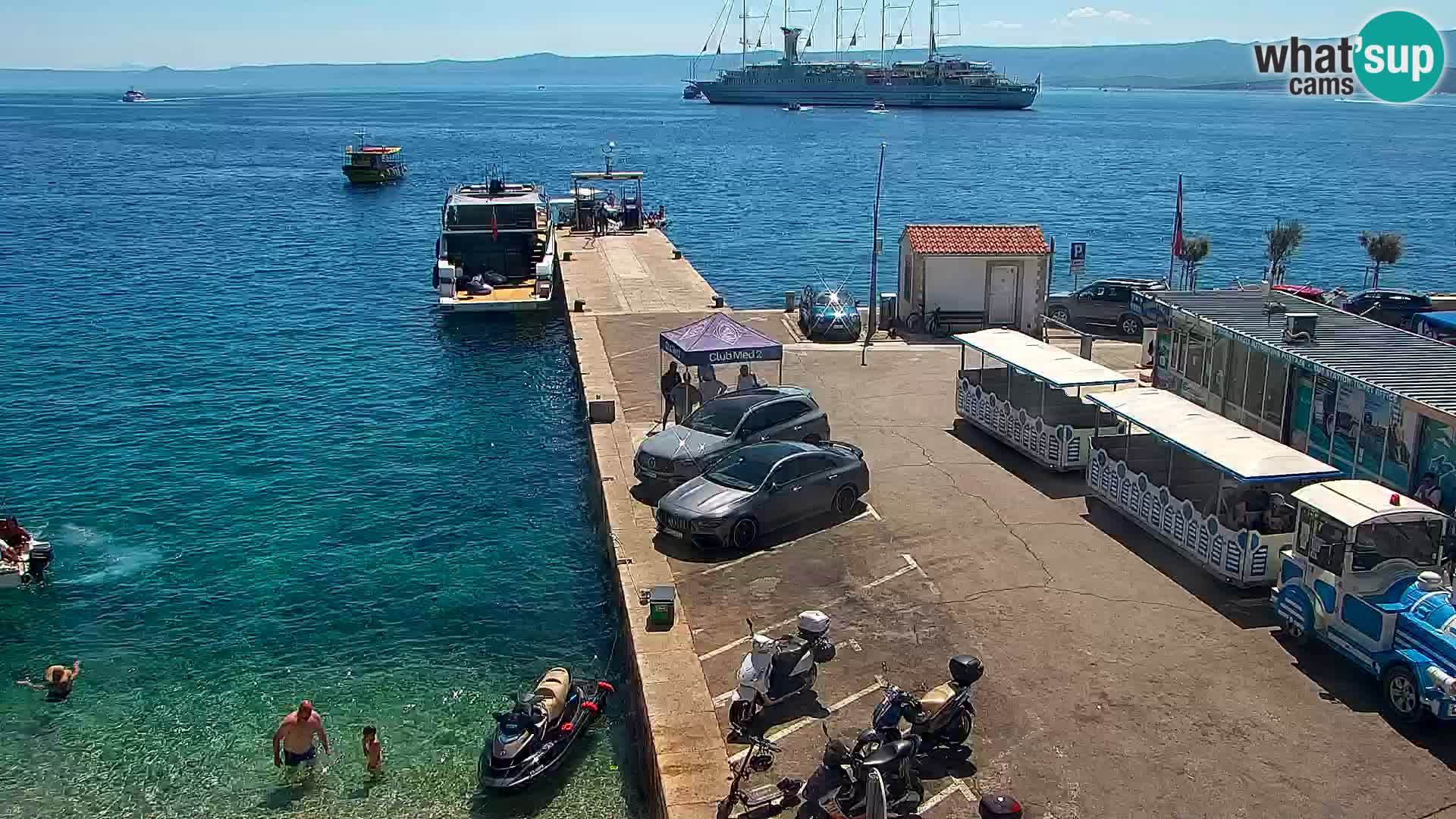 Webcam Bol centre-ville & marina – Vue en direct depuis Bol, île de Brač