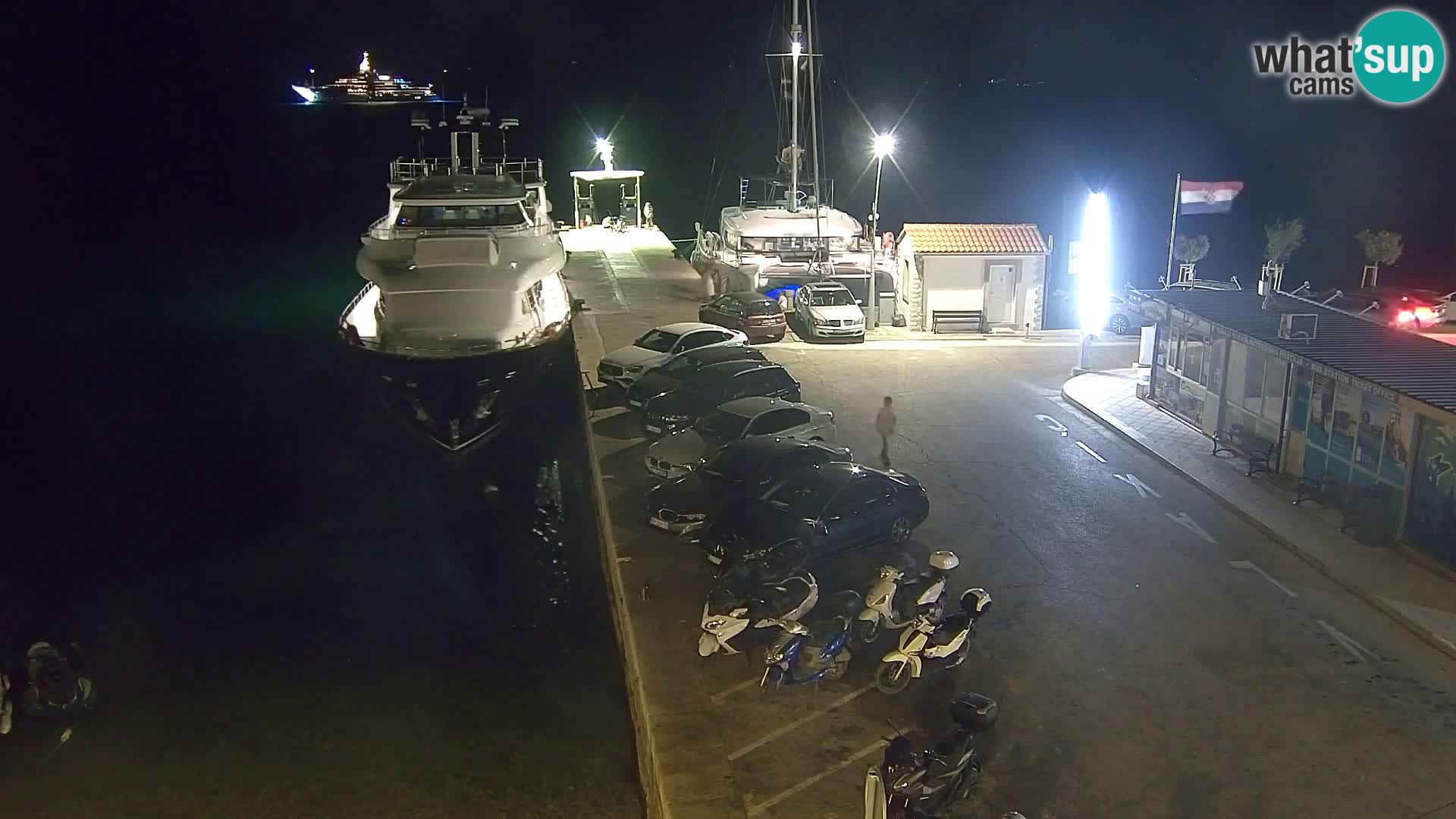 Webcam Bol centre-ville & marina – Vue en direct depuis Bol, île de Brač