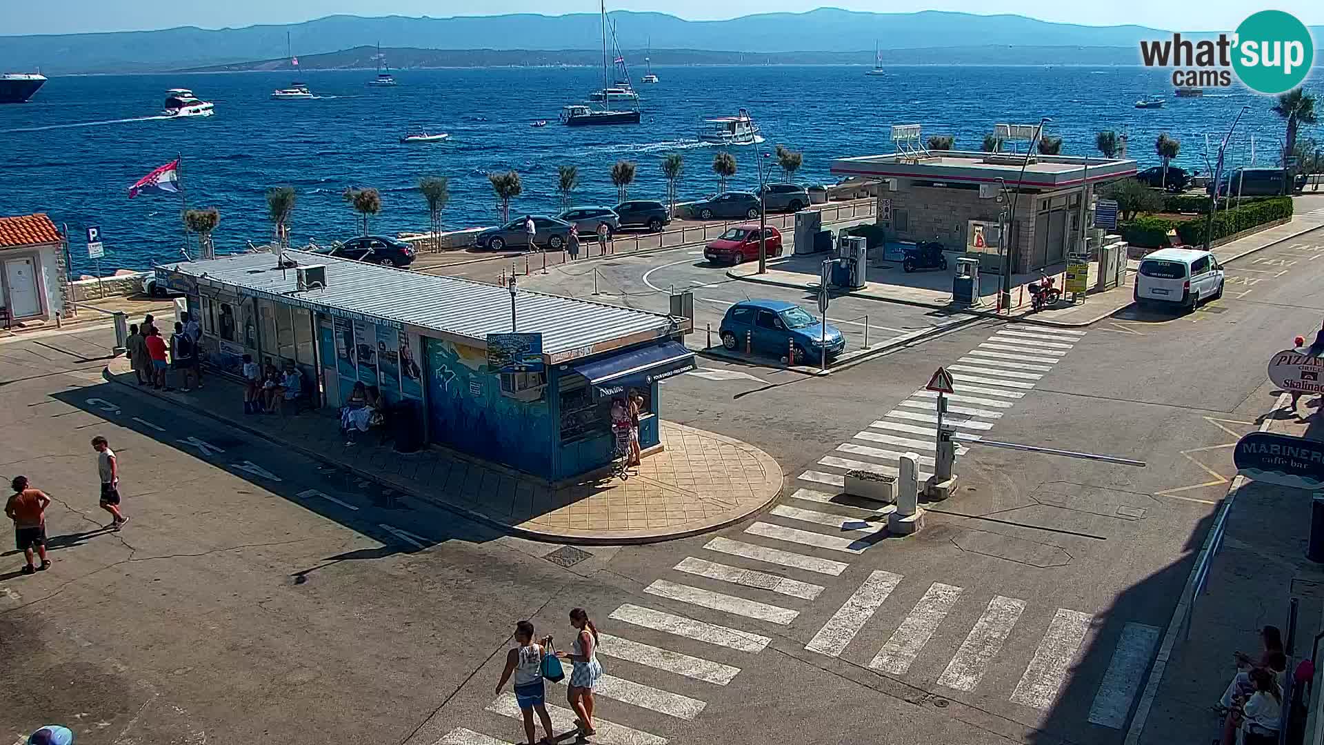 Webcam Bol Hafen & Ortszentrum – Liveblick aus Bol auf der Insel Brač