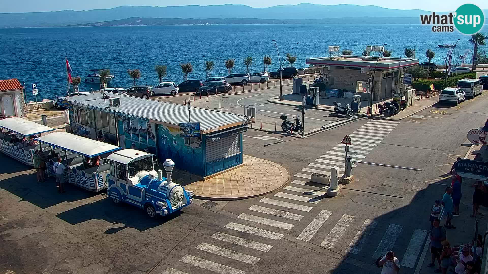 Webcam Bol Centro e Marina – Vista live dal porto di Bol