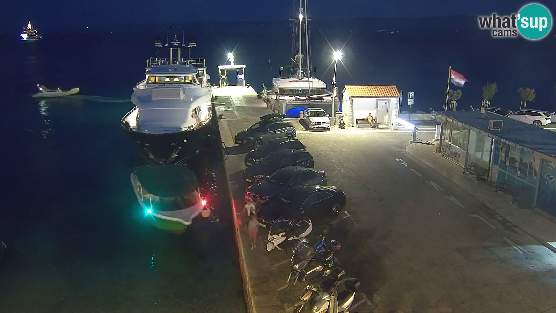 Webcam Bol Centre-Ville & Marina – Vue en direct depuis Bol, île de Brač