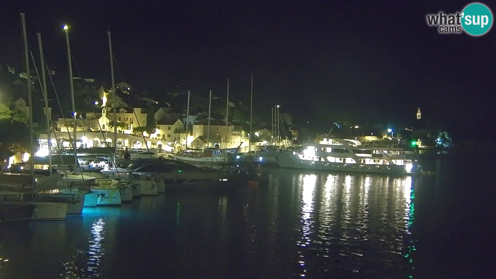 Webcam Bol Centre-Ville & Marina – Vue en direct depuis Bol, île de Brač