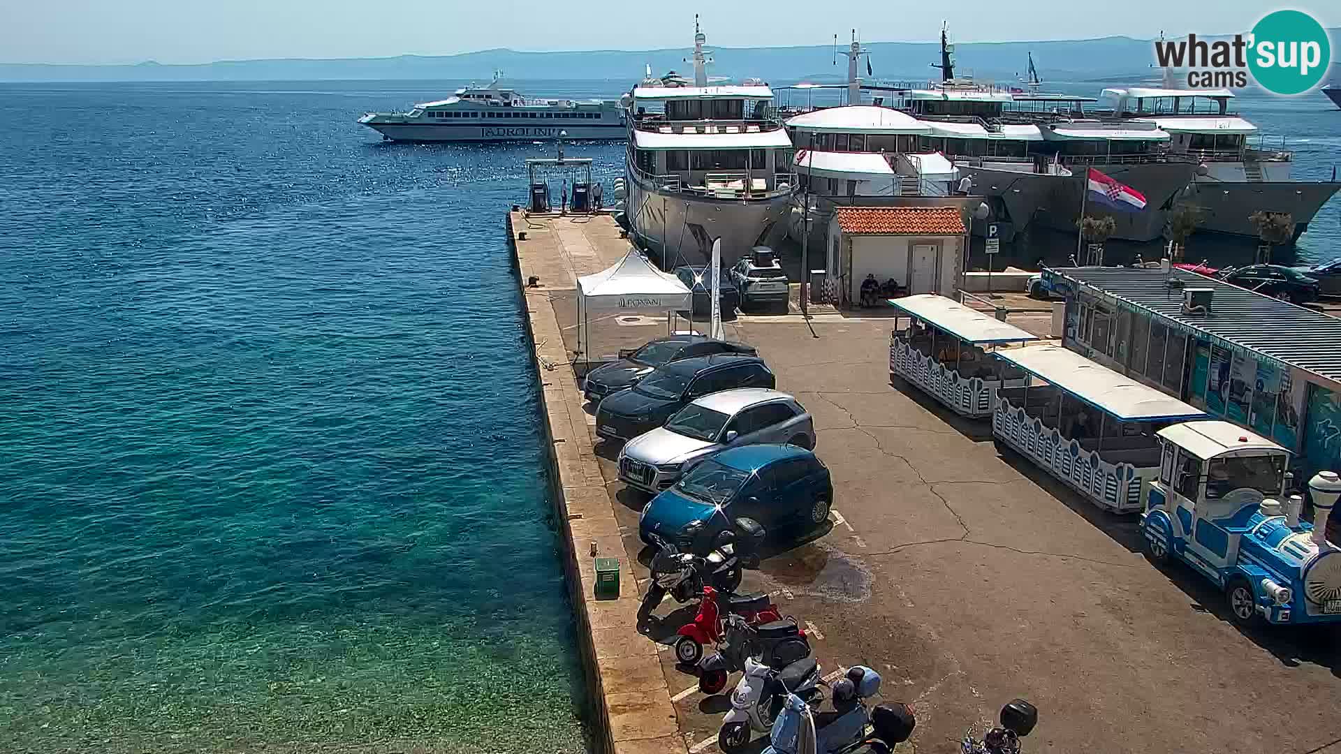 Webcam Bol Centre-Ville & Marina – Vue en direct depuis Bol, île de Brač