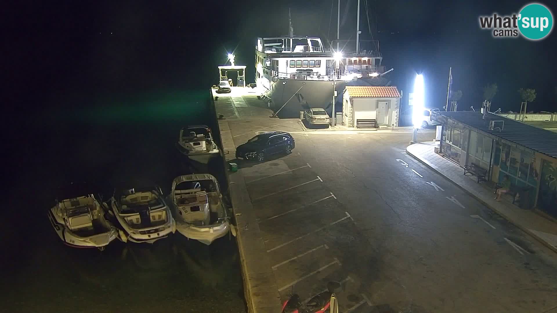 Webcam Bol centre-ville & marina – Vue en direct depuis Bol, île de Brač