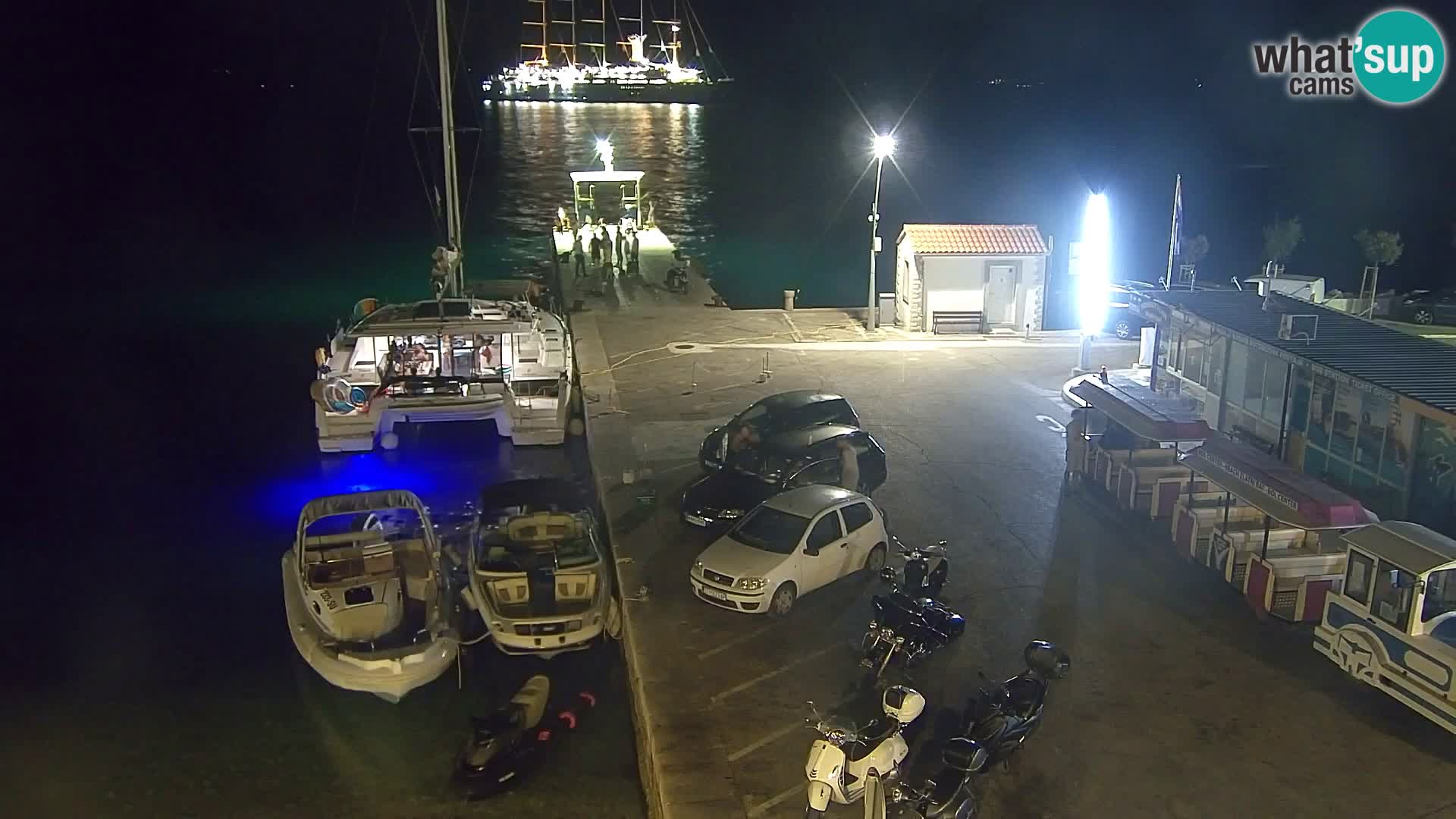 Webcam Bol centre-ville & marina – Vue en direct depuis Bol, île de Brač