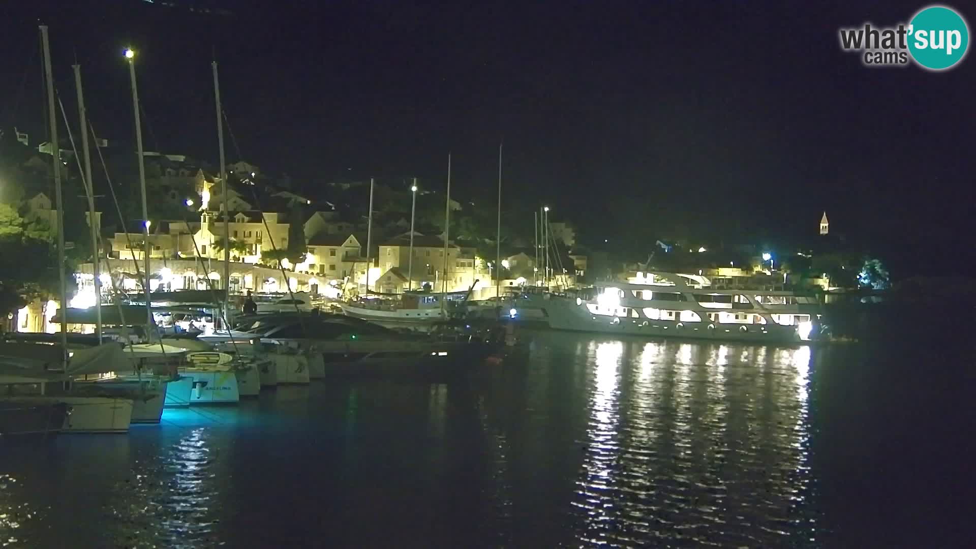 Webcam Bol Hafen & Ortszentrum – Liveblick aus Bol auf der Insel Brač
