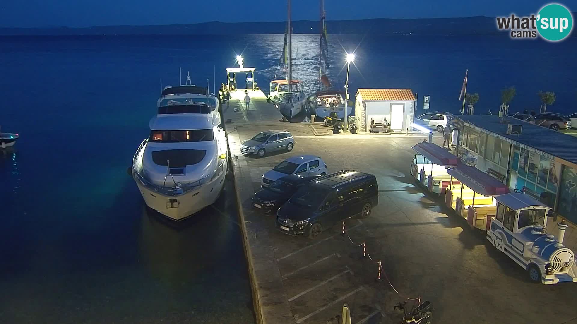 Webcam Bol centre-ville & marina – Vue en direct depuis Bol, île de Brač