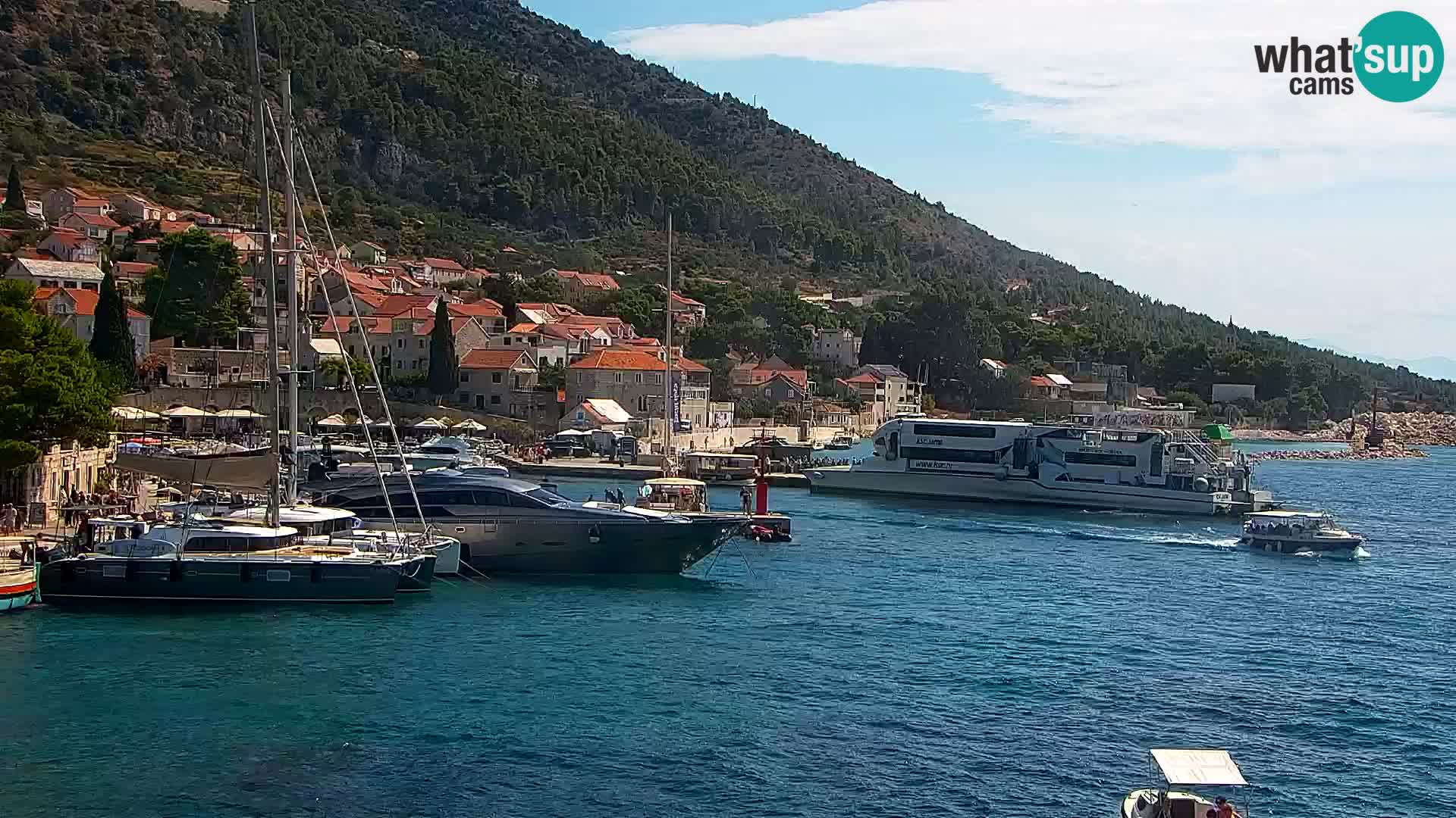 Webcam Bol Town Center & Marina – Live View from Bol, Brač