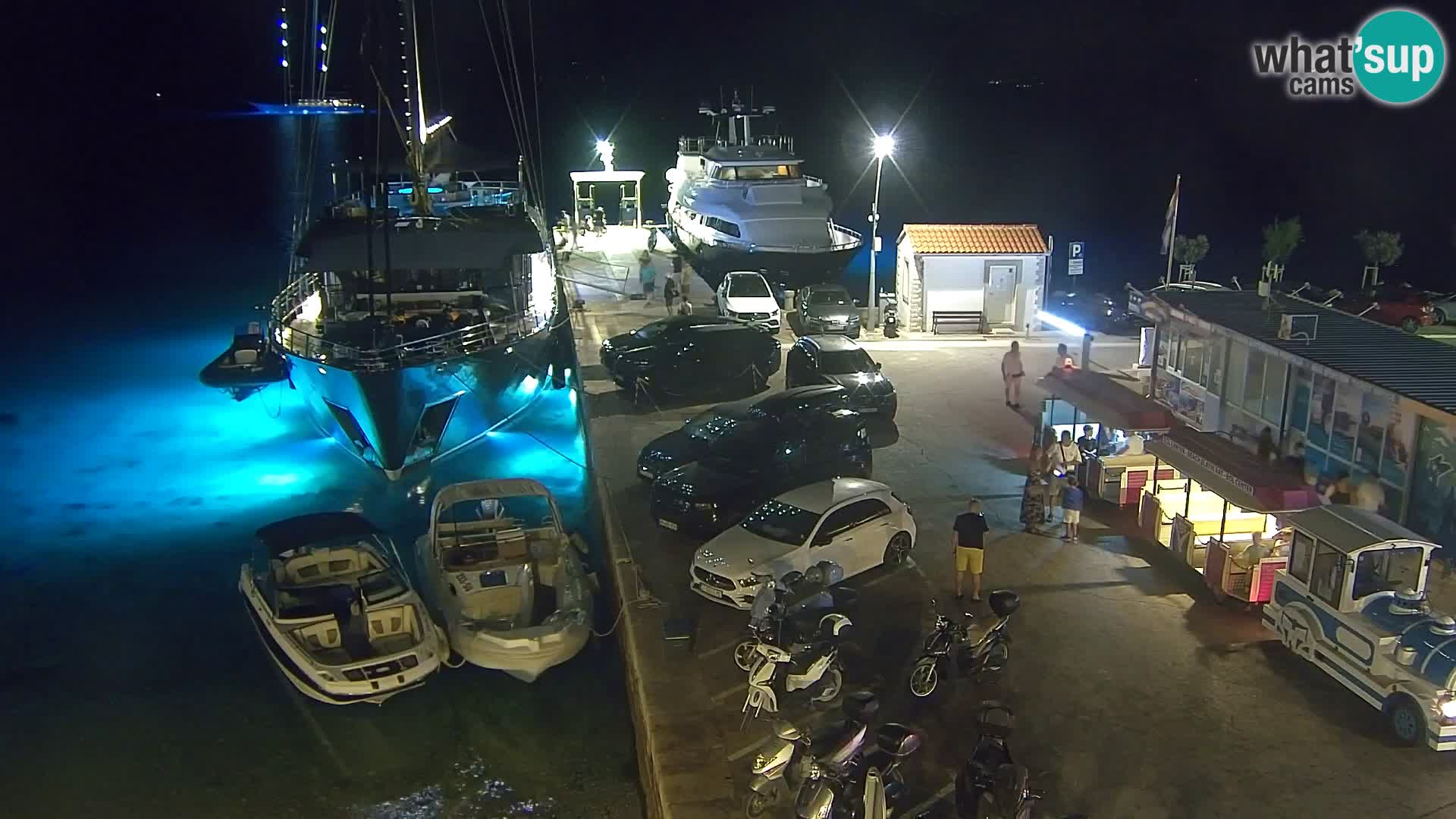 Webcam Bol Hafen & Ortszentrum – Liveblick aus Bol auf der Insel Brač
