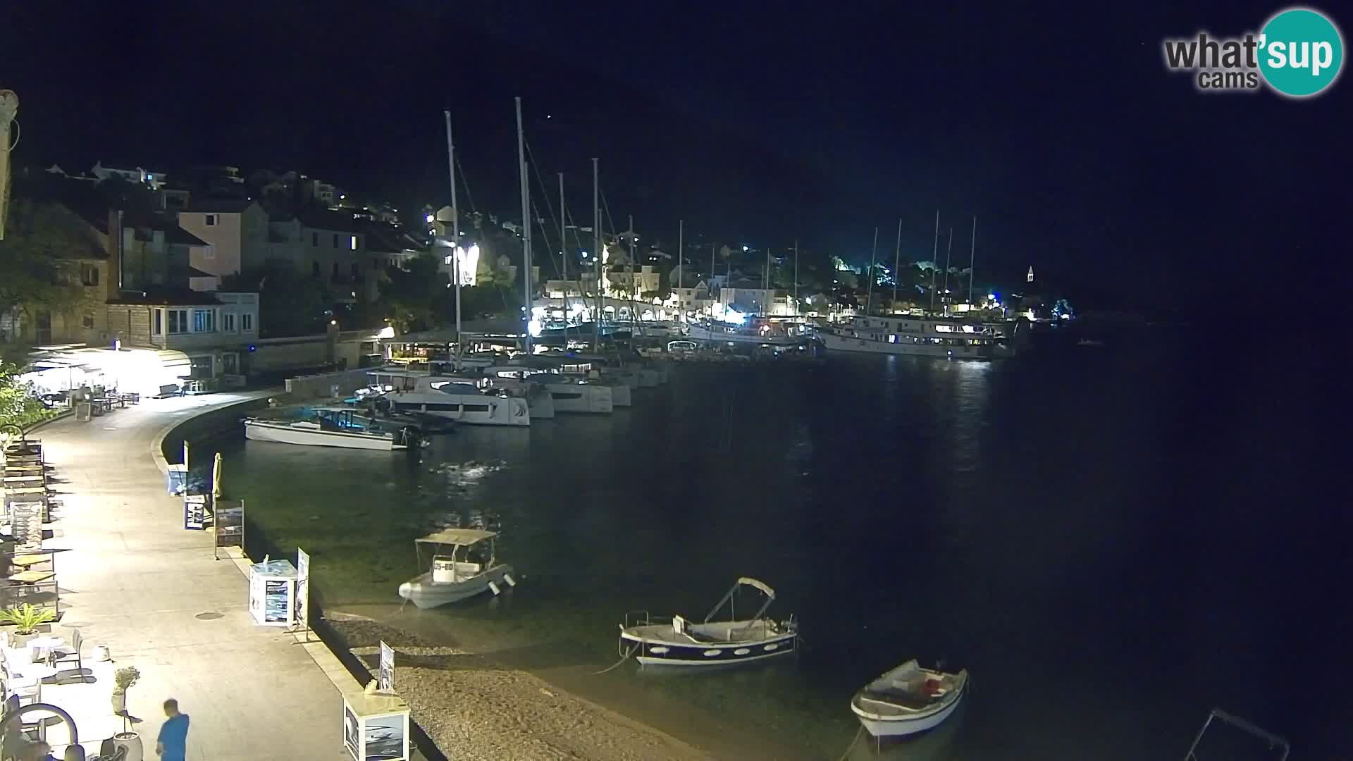 Webcam Bol Centre-Ville & Marina – Vue en direct depuis Bol, île de Brač