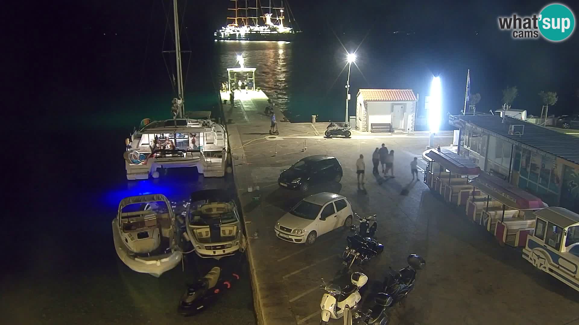 Webcam Bol Centre-Ville & Marina – Vue en direct depuis Bol, île de Brač